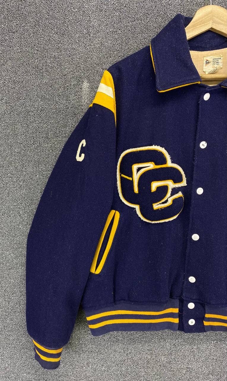 Vintage Vintage 70s Felco Cedar Cliff Wool Varsity Jacket Size US M / EU 48-50 / 2 - 8 Thumbnail