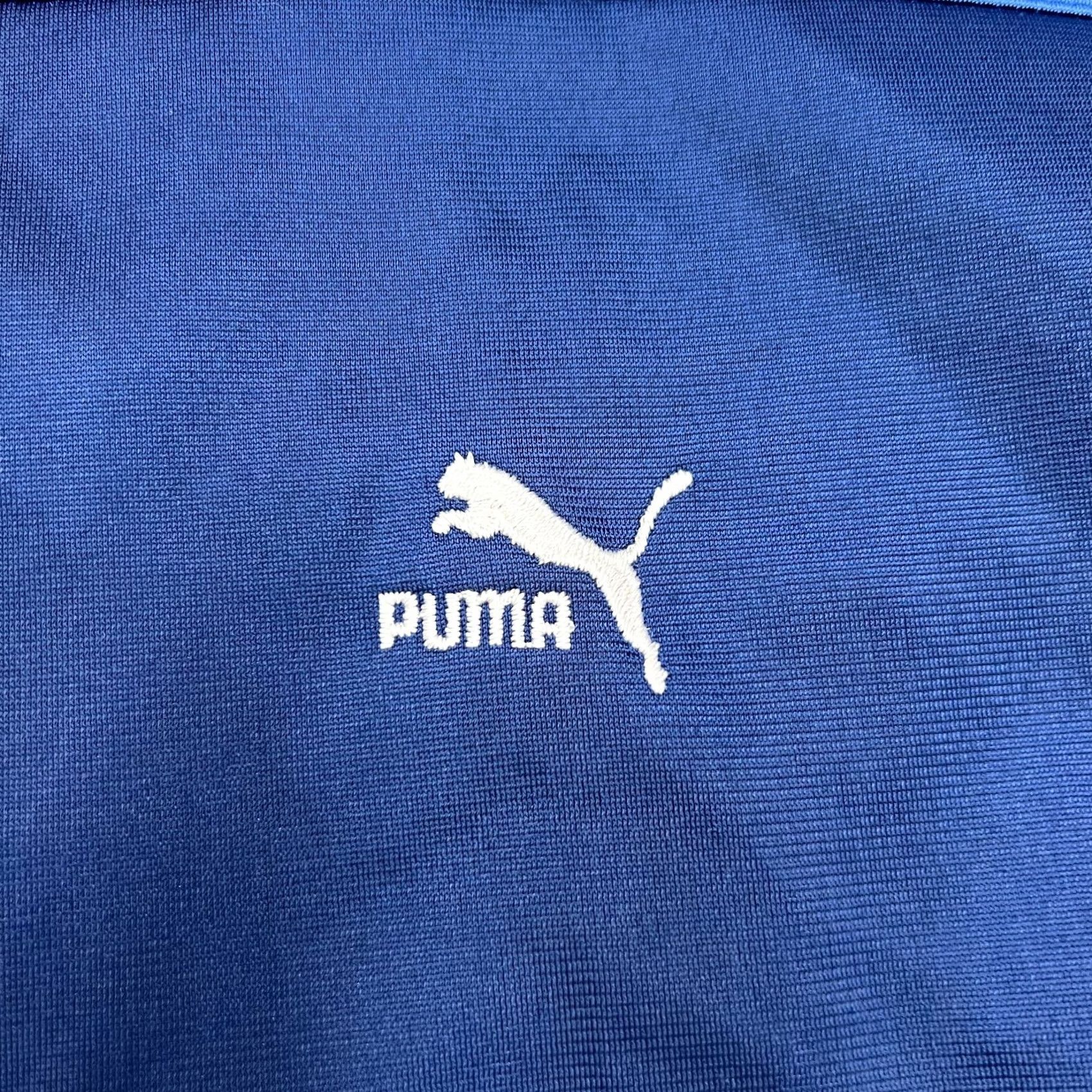 Puma PUMA Track Jacket Men's XL/L Blue Vintage 90s Classic Activewear Shirt Jacket Size US XL / EU 56 / 4 - 4 Thumbnail