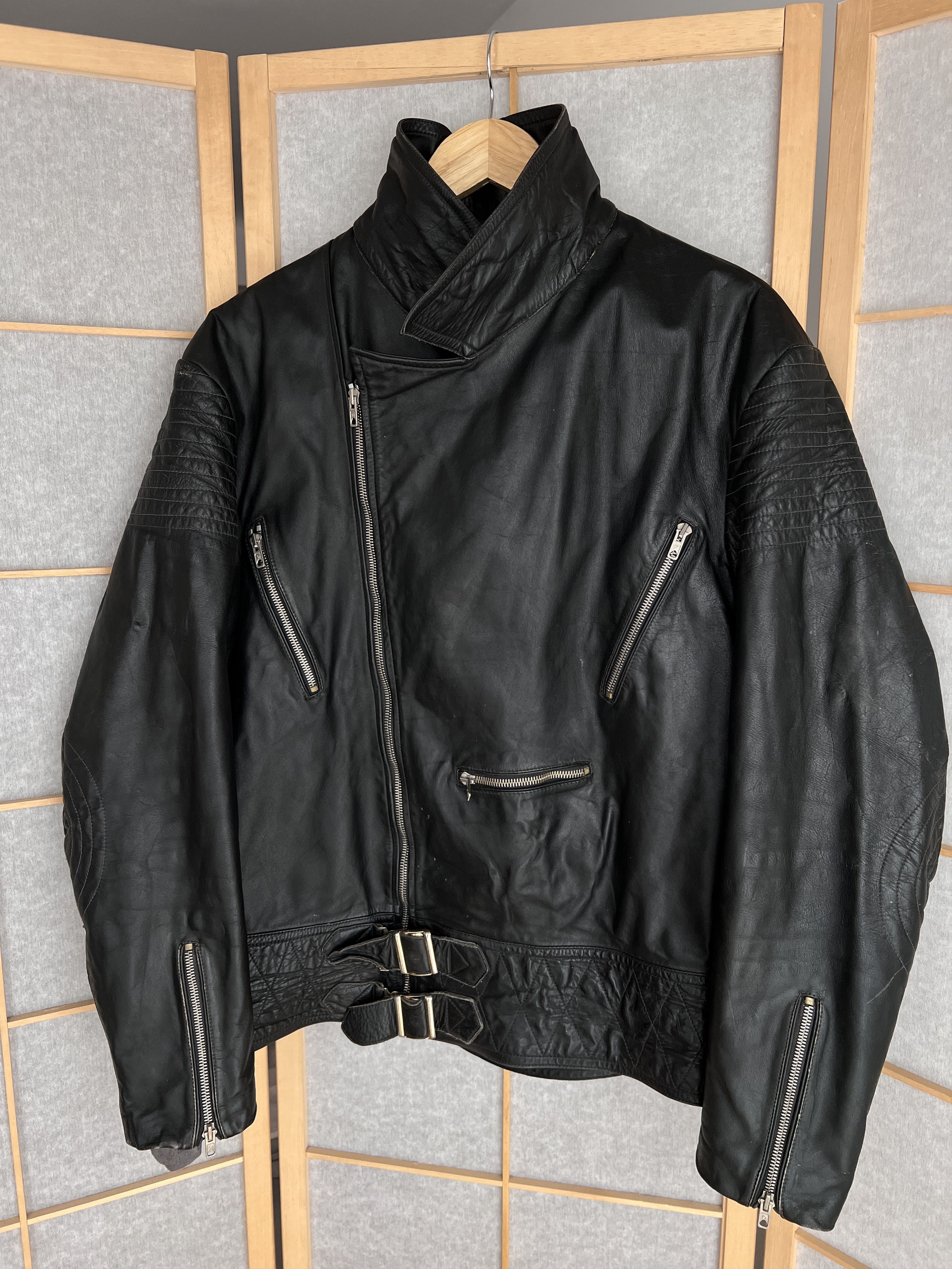 If Six Was Nine 14th Addiction balenciaga style leather jacket biker bomber Size US L / EU 52-54 / 3 - 6 Thumbnail