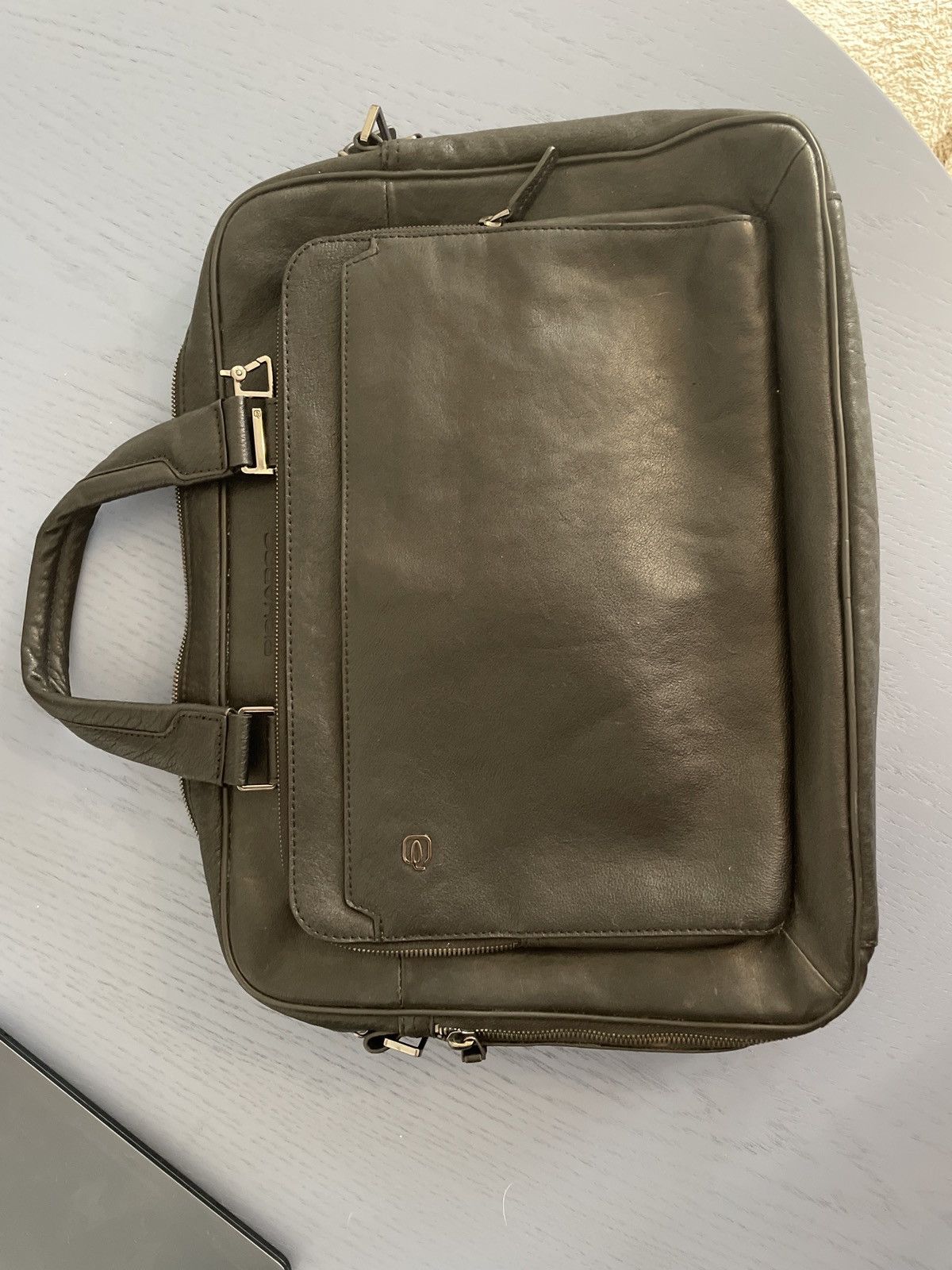 Piquadro Leather laptop 15’’ bag Size ONE SIZE - 1 Thumbnail