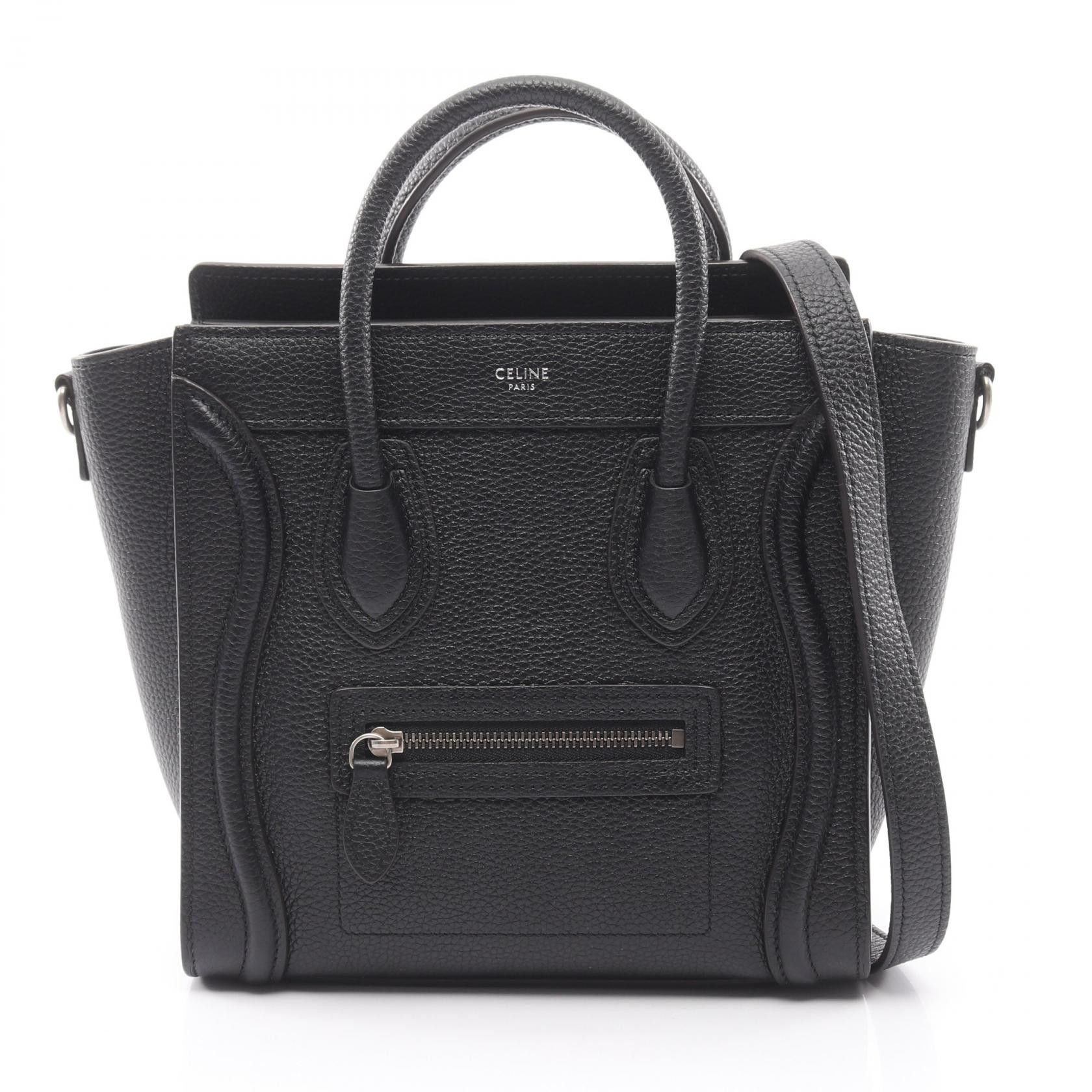 Celine Celine Celine Luggage Nano Shopper Leather Handbag Leather Handbag DUTY FREE for USA Size ONE SIZE - 1 Thumbnail