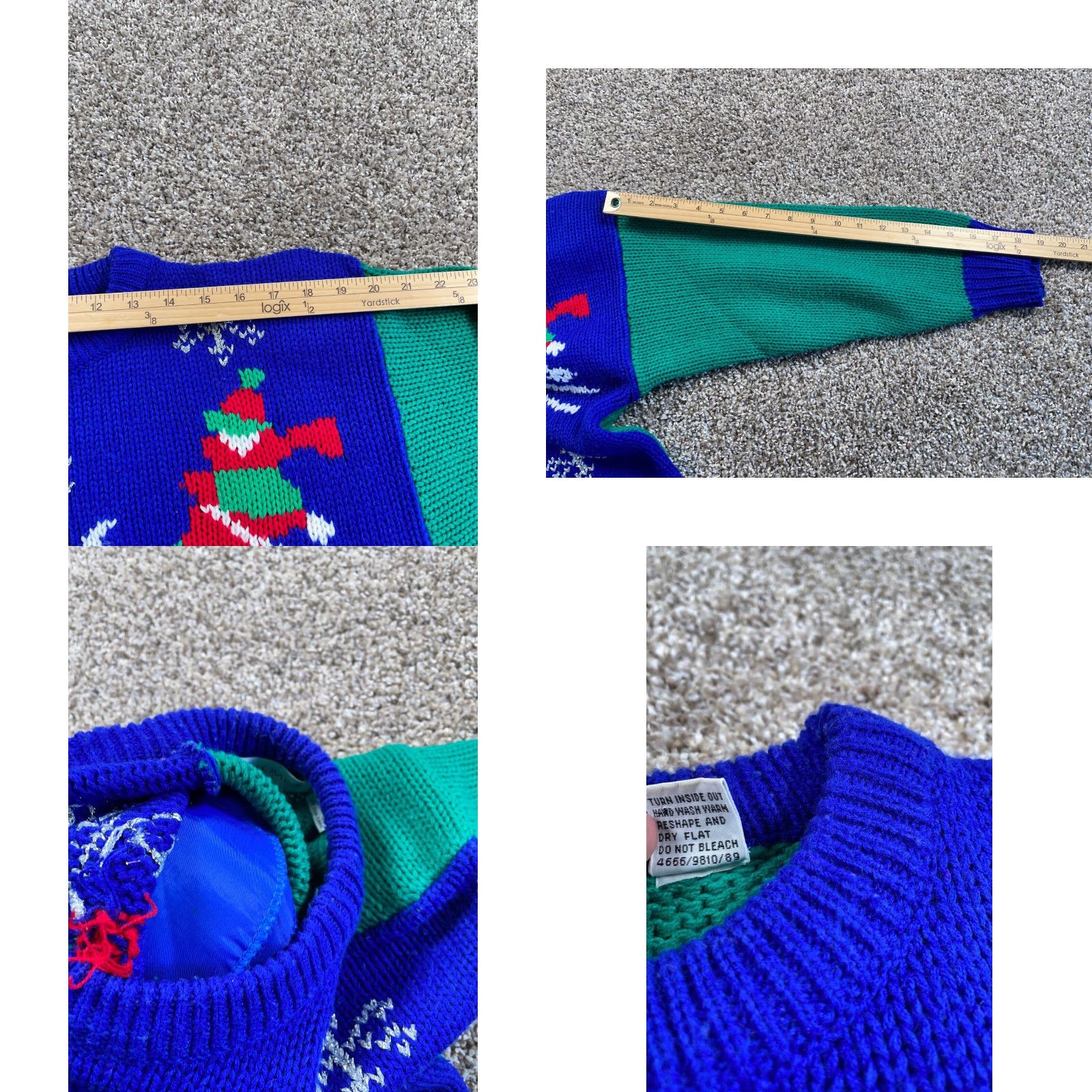 Vintage VINTAGE Adell Barre Christmas Skiing Elves Sweater Women's Large Ugly Holiday Knit Size L / US 10 / IT 46 - 8 Thumbnail