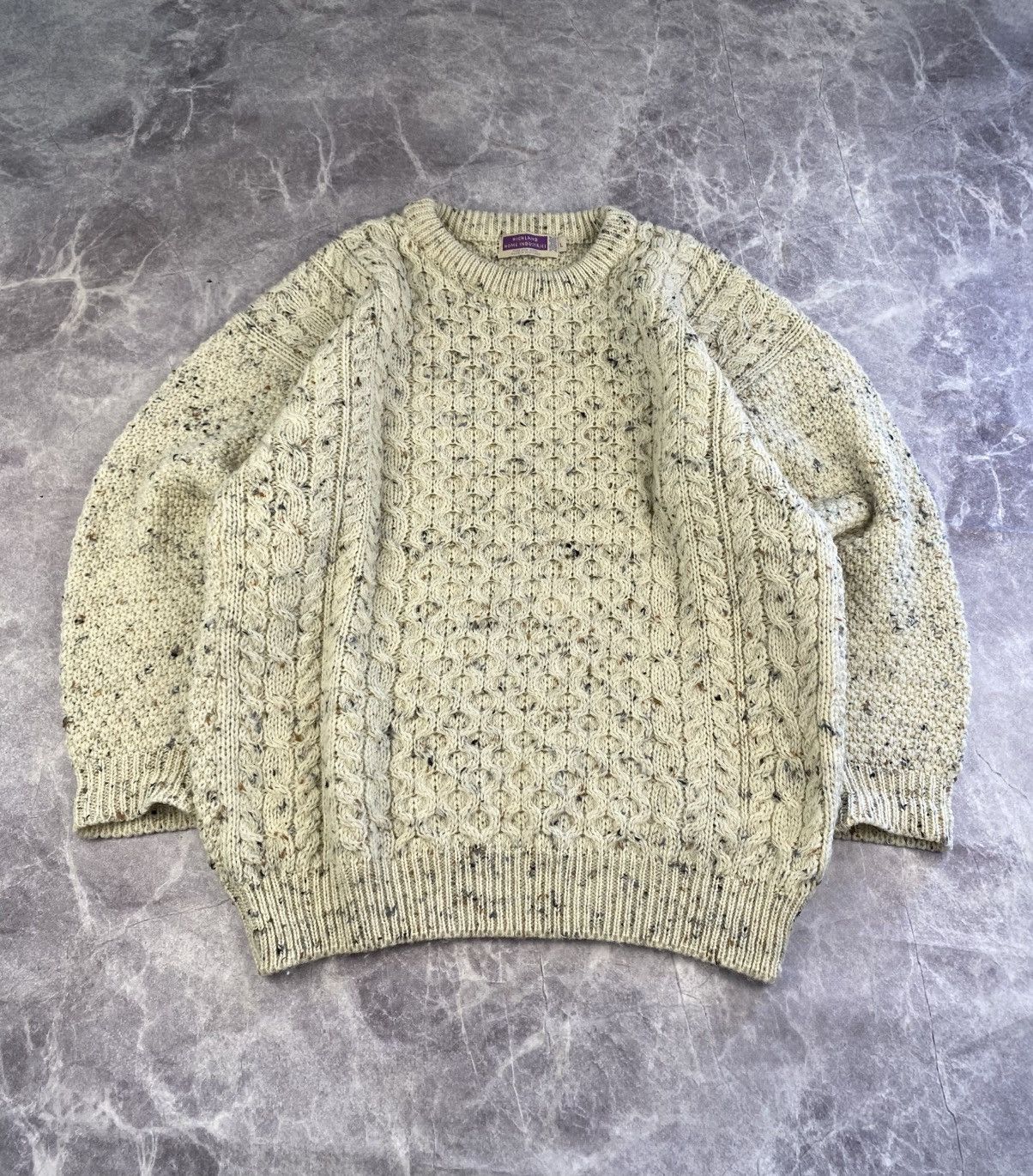 Vintage Highland Home Industries Wool Sweater Made in Scotland L Size L / US 10 / IT 46 - 1 Thumbnail