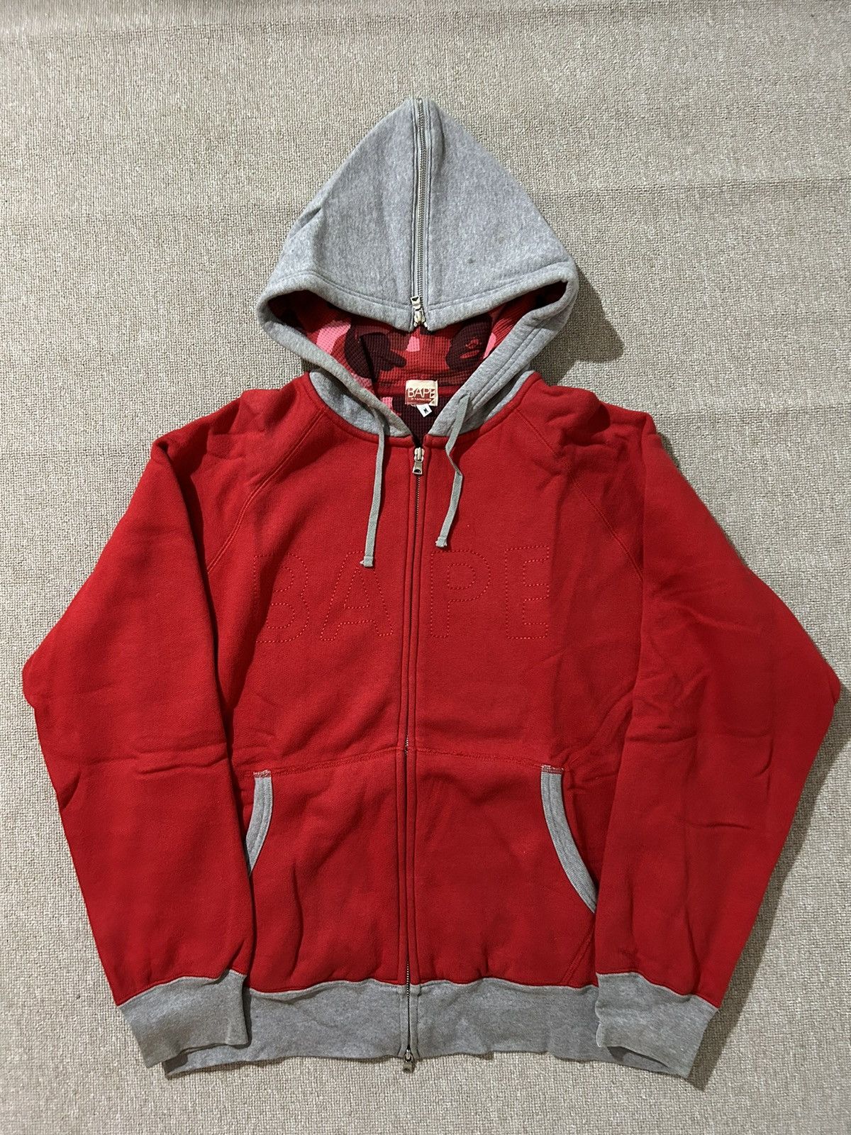 Bape Color Camo Thermal Zip Hoodie Size US M / EU 48-50 / 2 - 3 Thumbnail