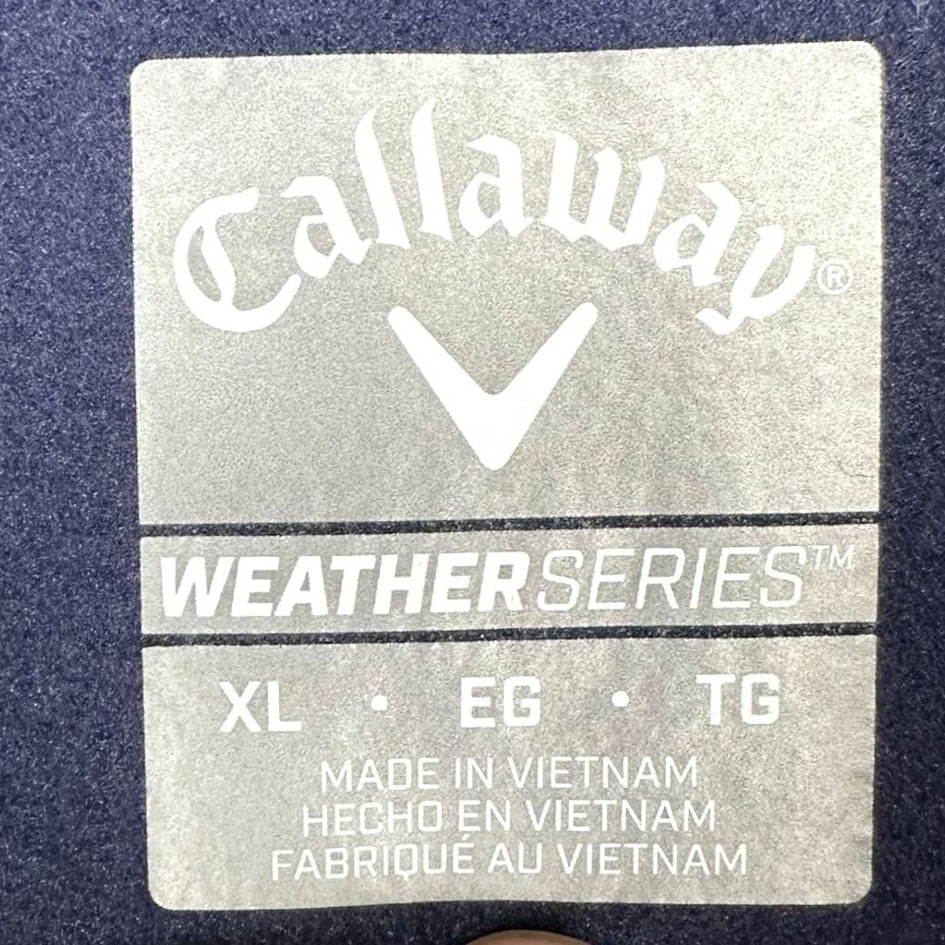 Callaway Callaway Weather Series Pullover Sweatshirt Men XL Navy Quarter Zip Fleece Lined Zip Mock Neck Size US XL / EU 56 / 4 - 5 Thumbnail