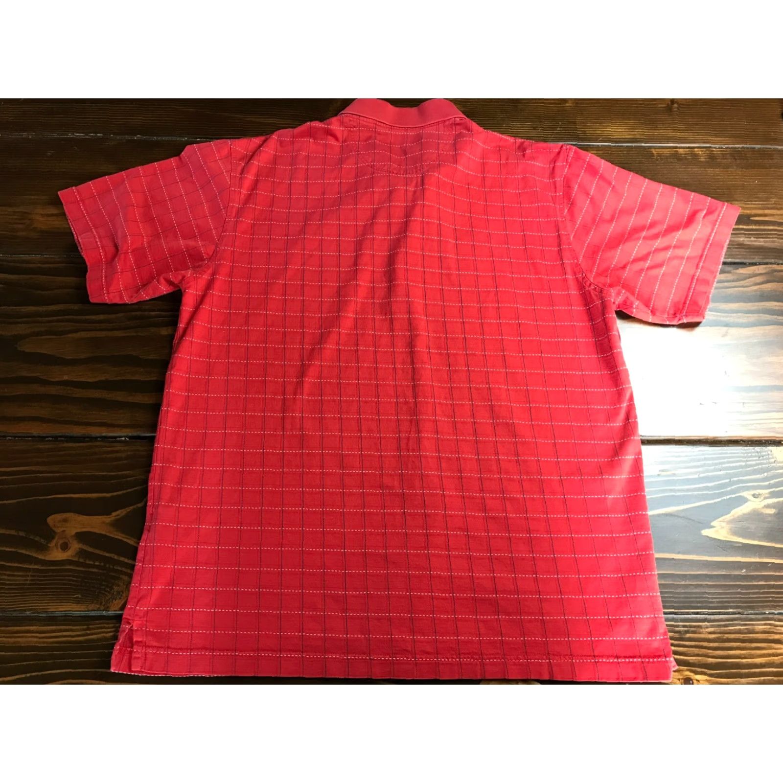 Vintage Greg Norman Shirt Mens Size Medium Red Checkered Polo Short Sleeve Size US M / EU 48-50 / 2 - 2 Thumbnail