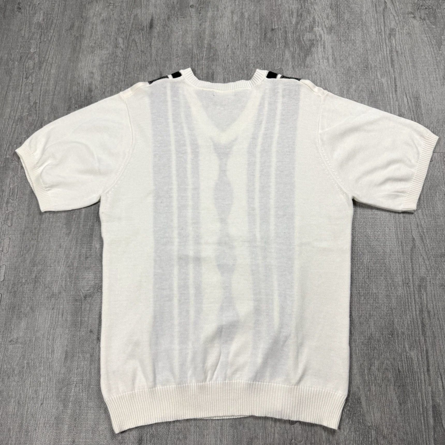 Coogi GIORGIO BERTTYNARI COOGI STYLE HIP HOP KNIT SWEATER V-NECK MENS XL WHITE RETRO Size US XL / EU 56 / 4 - 5 Thumbnail