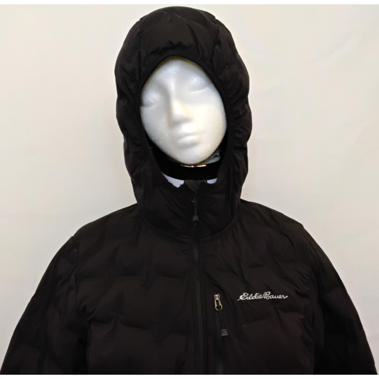 Eddie Bauer Eddie Bauer Down Jacket Women's Small Black Full Zip Hooded Size S / US 4 / IT 40 - 14 Thumbnail