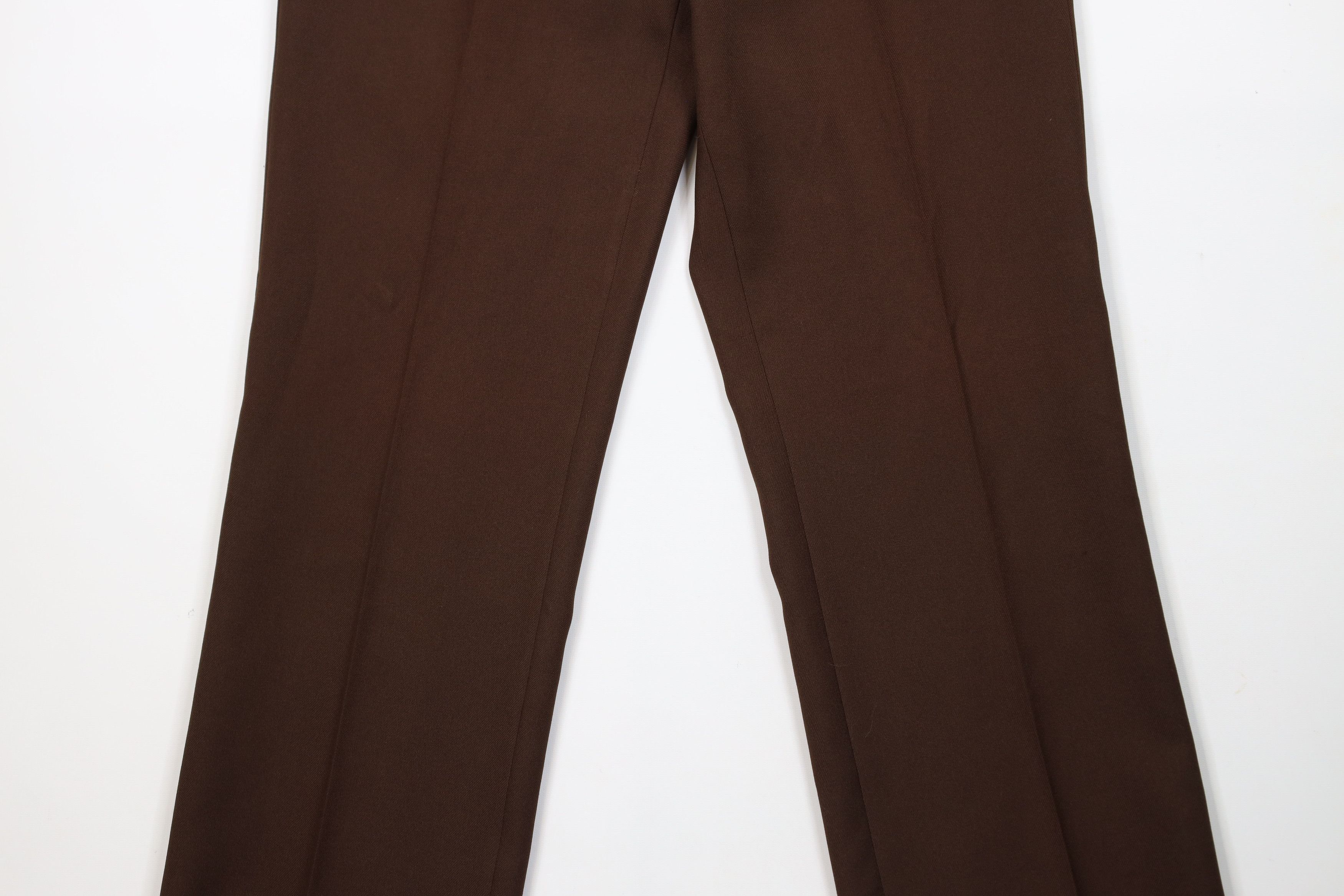 Vintage Vintage 70s Streetwear Bell Bottoms Chino Pants Brown USA Size US 36 / EU 52 - 3 Thumbnail