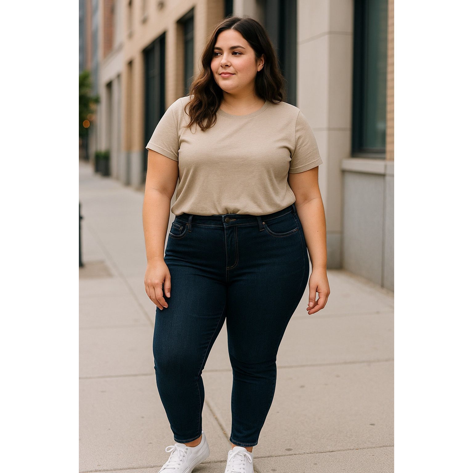 Old Navy Classic Dark Wash Curvy Skinny Jeans Old Navy Plus Size 20 Size 42" / US 20 - 1 Thumbnail