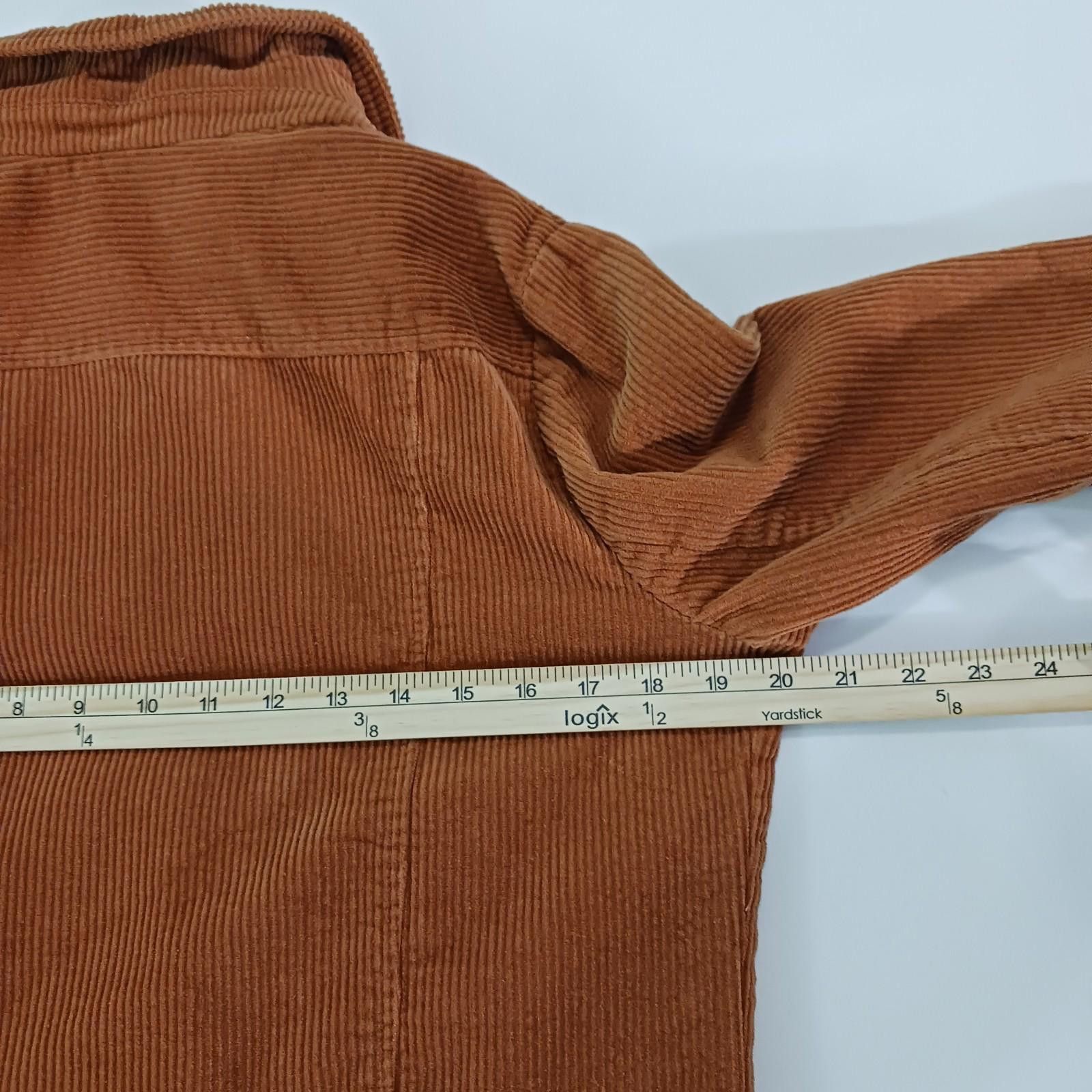 Lulus Lulus JKT1133 Women's Brown Cotton Full Zip Belted Jacket M Size M / US 6-8 / IT 42-44 - 6 Thumbnail