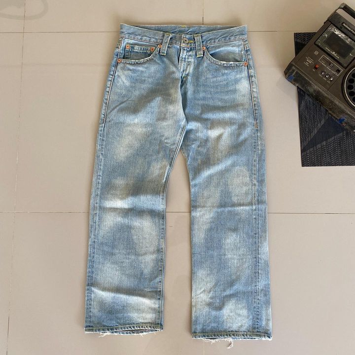 If Six Was Nine × Japanese Brand Y2K Cocolulu Back Print Jean🇯🇵 Size US 31 - 5 Thumbnail