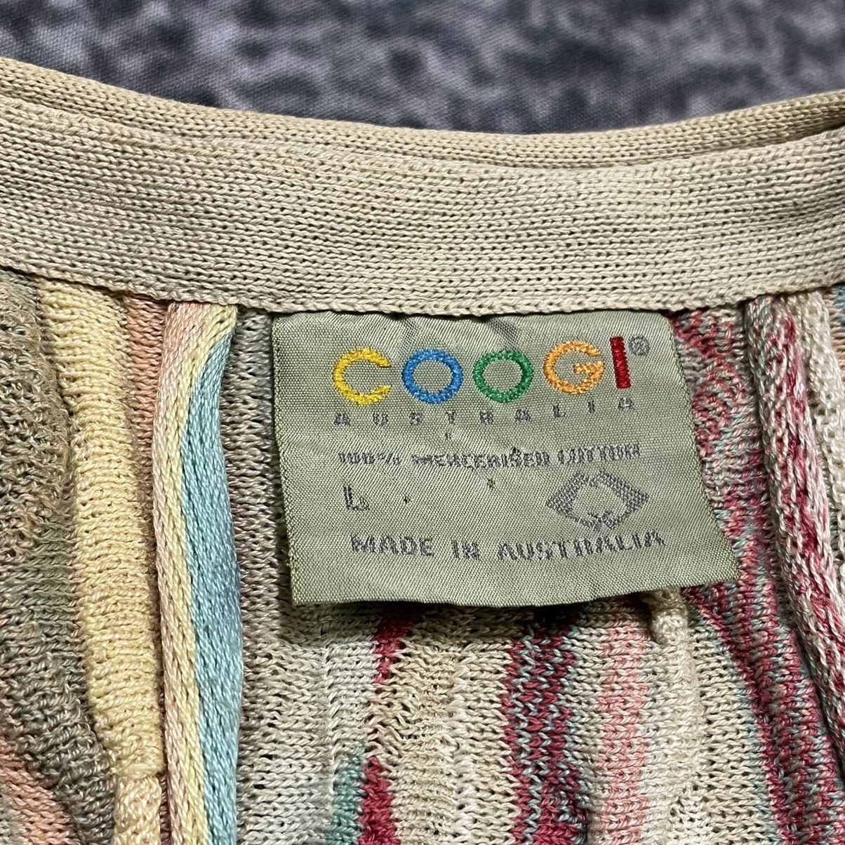 Coogi Vintage 90s Coogi 3D Chunky Knit Hip-Hop Cardigan Sweater Size US L / EU 52-54 / 3 - 6 Thumbnail