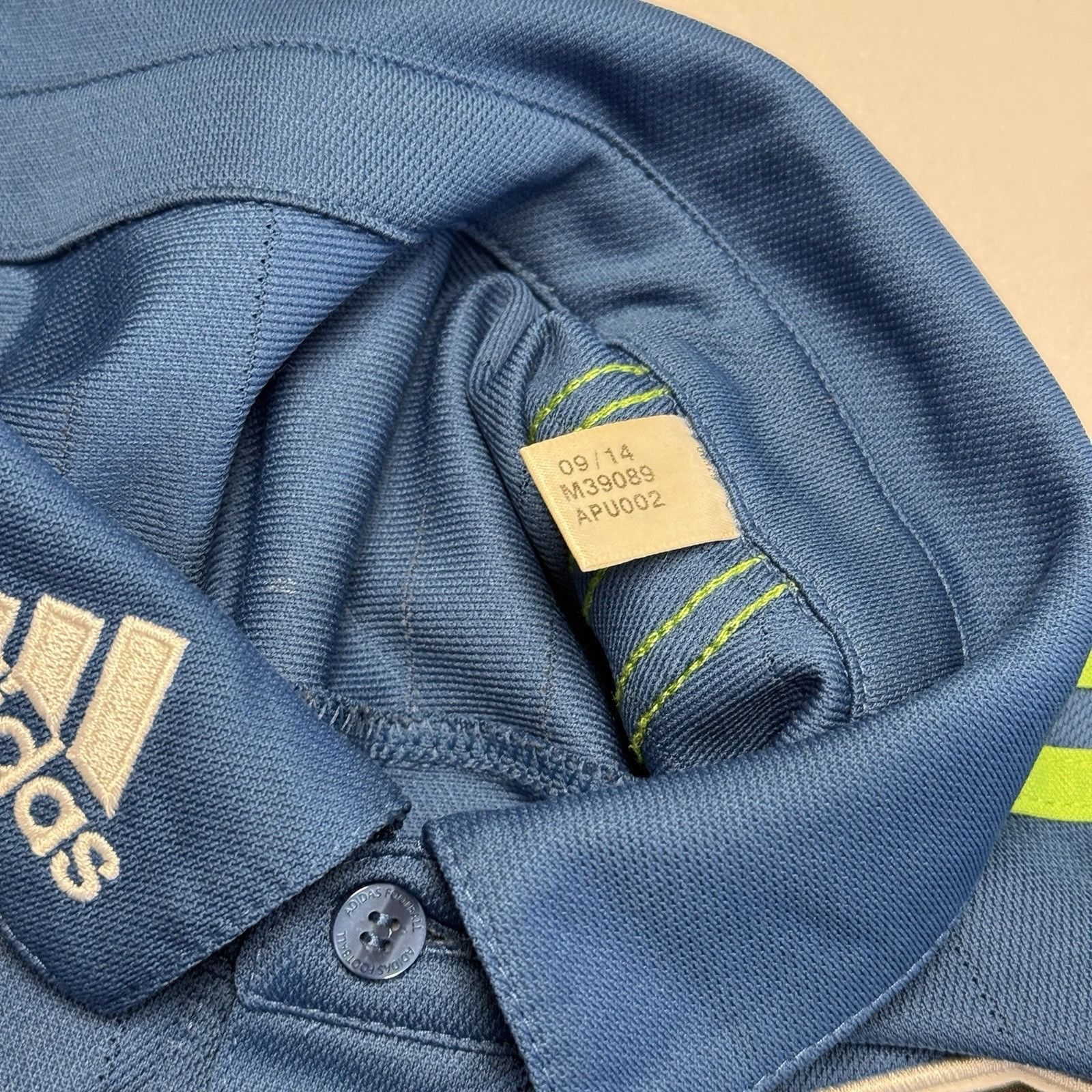 Adidas Seattle Sounders FC Adidas Jersey Mens XL Blue 2014 Soccer Size US XL / EU 56 / 4 - 9 Thumbnail