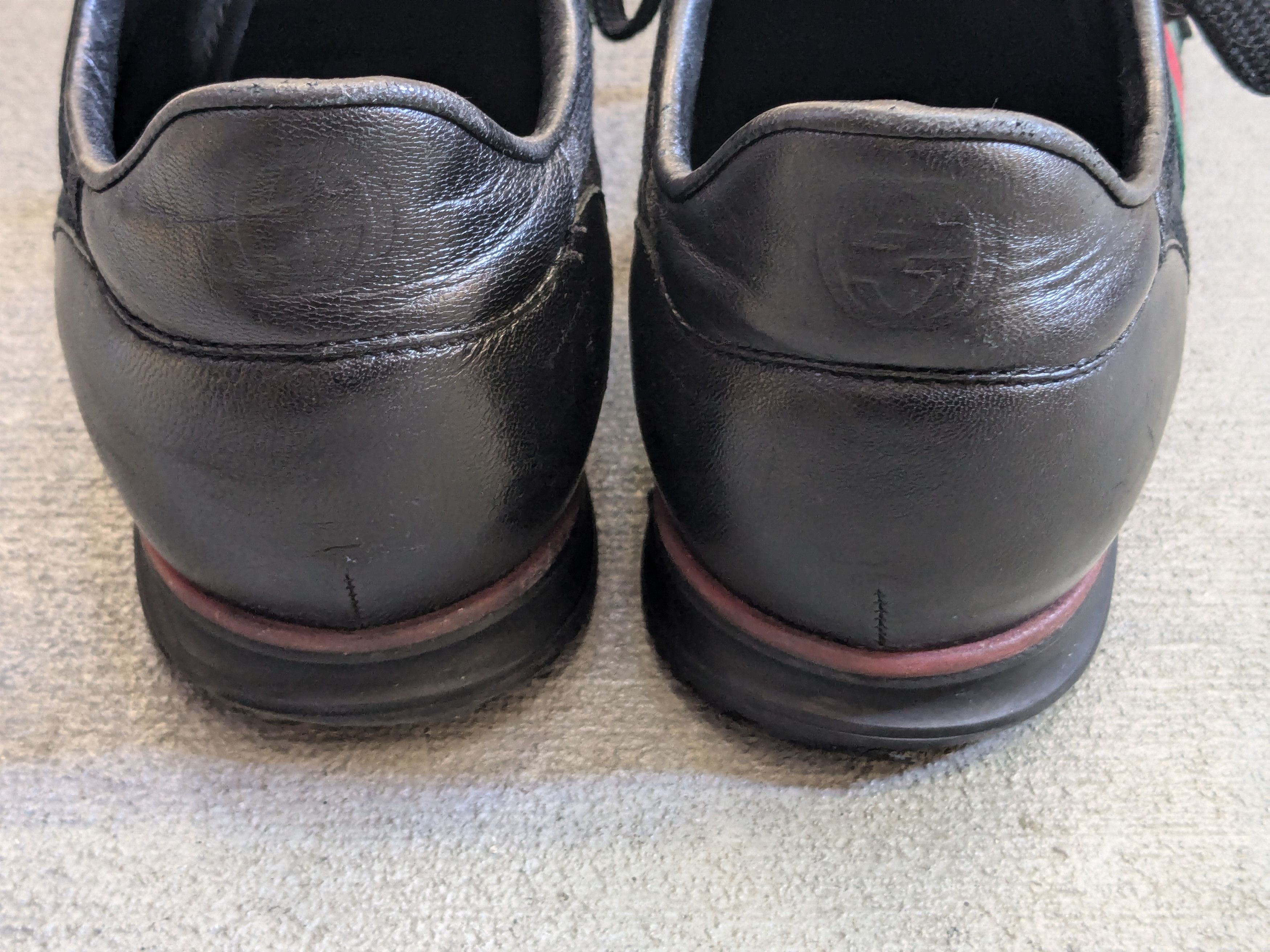 Gucci Gucci Guccissima Sneakers 9.5 Black Monogram Leather Size US 9.5 / EU 42-43 - 18 Thumbnail