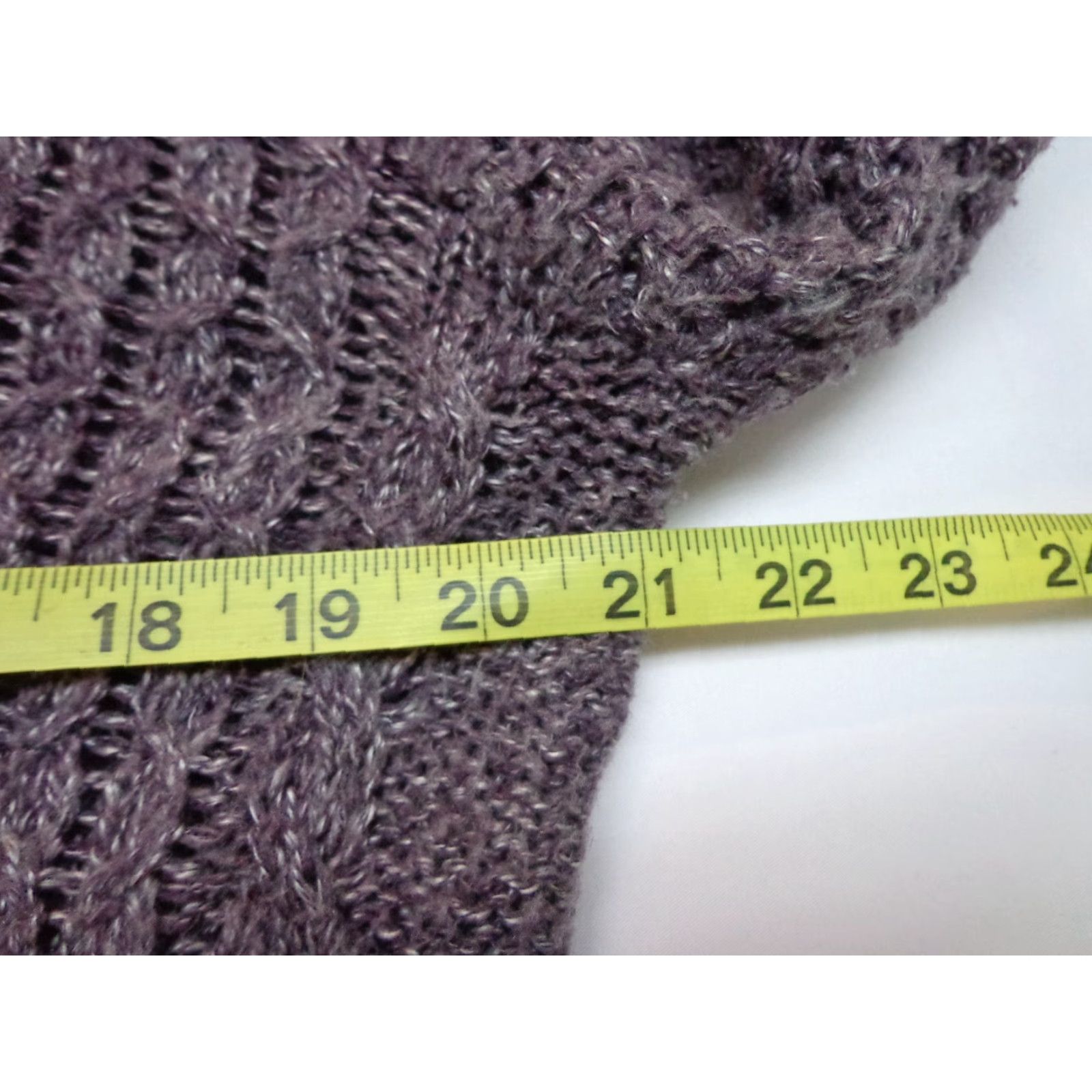 Vintage Sonoma Cardigan Sweater Ladies Size L Purple Solid Cardigan Brand Sonoma Size L / US 10 / IT 46 - 4 Thumbnail