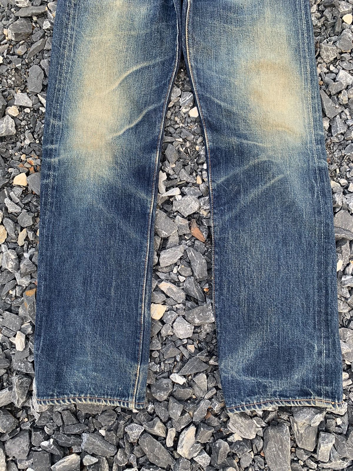Denime VINTAGE DENIME SELVEDGE RUSTY JAPANESE DISTRESSED DENIM Size US 30 / EU 46 - 9 Thumbnail