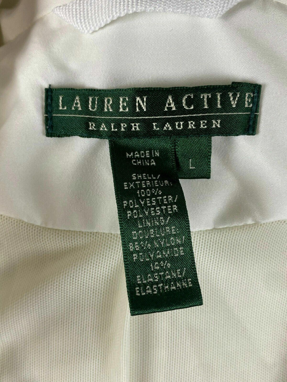 Lauren Ralph Lauren Ladies Lauren Active Ralph Lauren L-RL White Jacket Size L Size L / US 10 / IT 46 - 11 Thumbnail