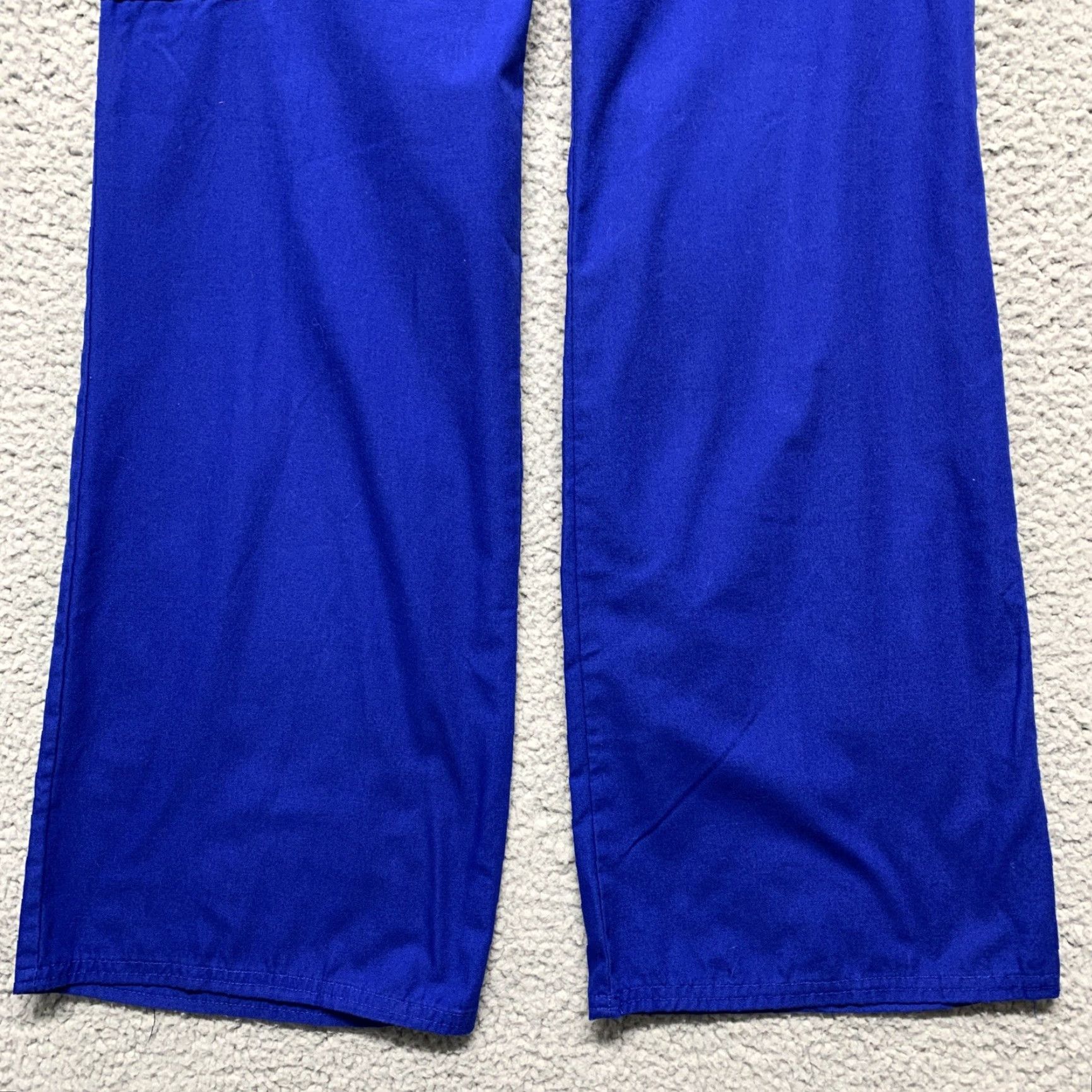 Vintage SB Scrubs Pant Unisex XS Navy Blue Drawstring Uniform Medical Doctor Nurses Aide Size US 27 - 3 Thumbnail
