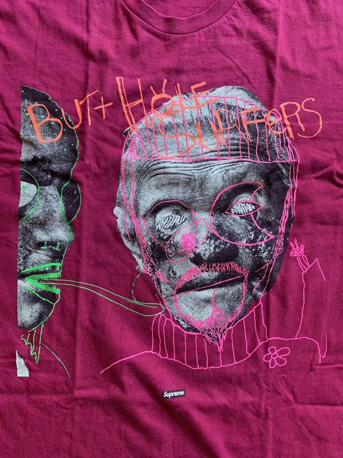 Supreme Supreme Butthole Surfers T-Shirt Burgundy Large Size US L / EU 52-54 / 3 - 2 Thumbnail