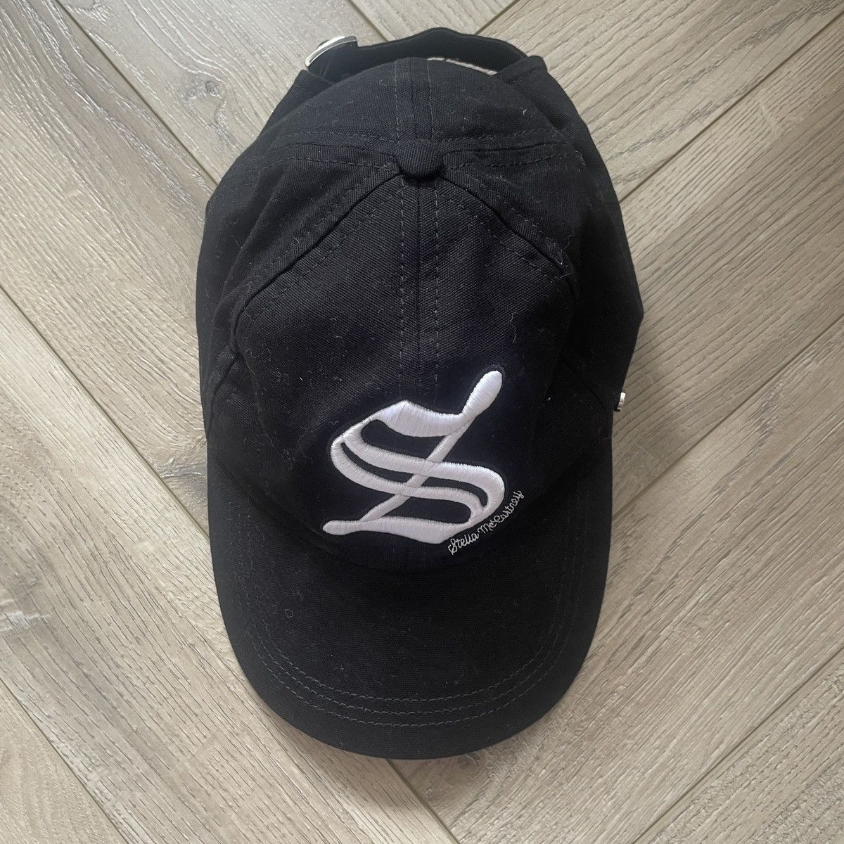 Stella McCartney Stella McCartney Embroidered Baseball Cap Black Size ONE SIZE - 2 Thumbnail