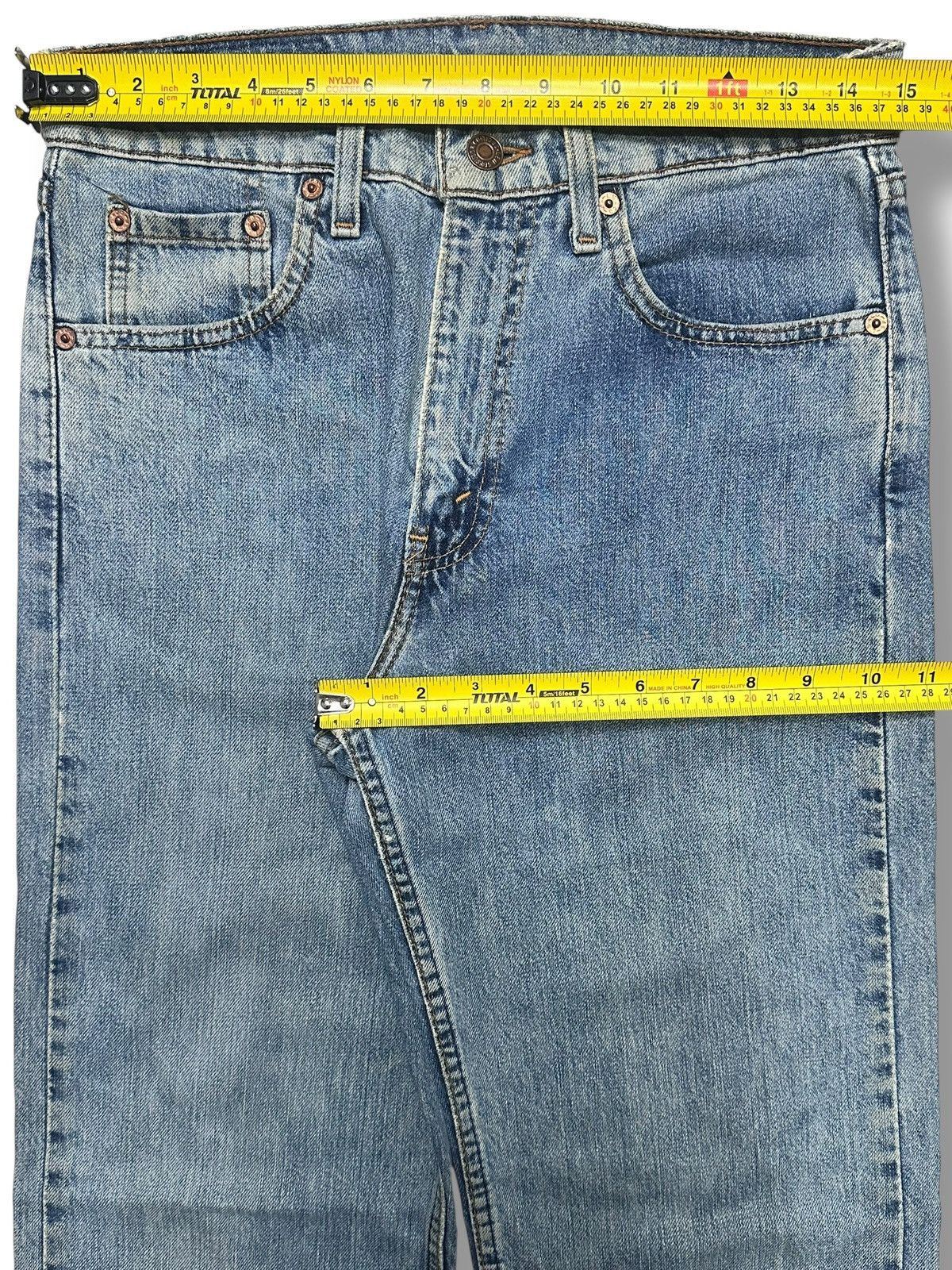 Levi's Vintage Levi’s 501 Original Straight Leg Jeans With Bluewash Size US 30 / EU 46 - 19 Thumbnail