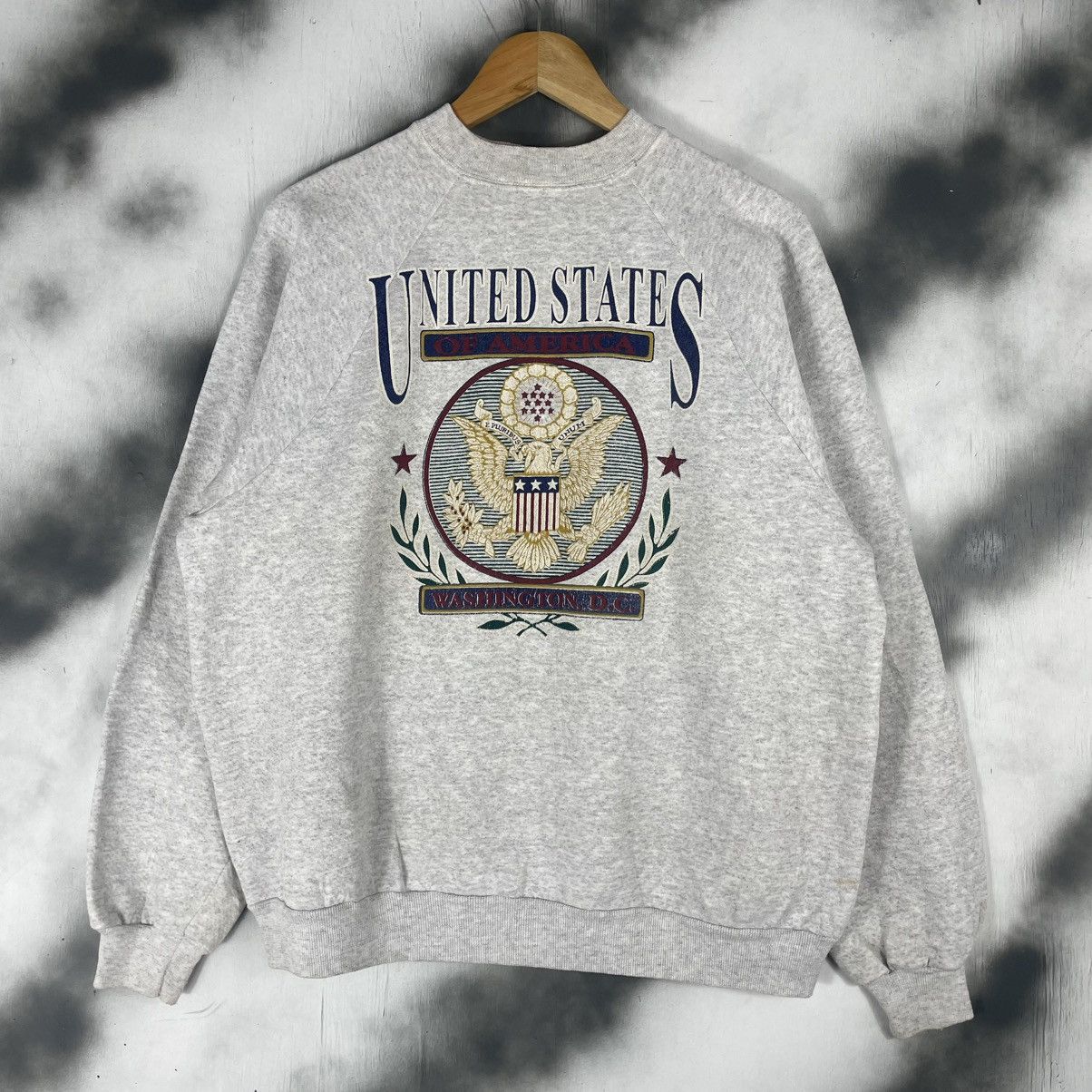 Vintage Vintage United States Washington Sweatshirt Size US L / EU 52-54 / 3 - 1 Thumbnail