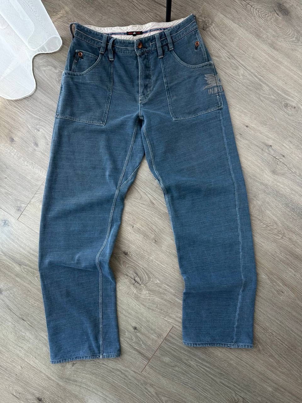 Japanese Brand × Vintage Vintage Japanese Red Ear Blue Faded Mens Pants Size US 32 / EU 48 - 6 Thumbnail