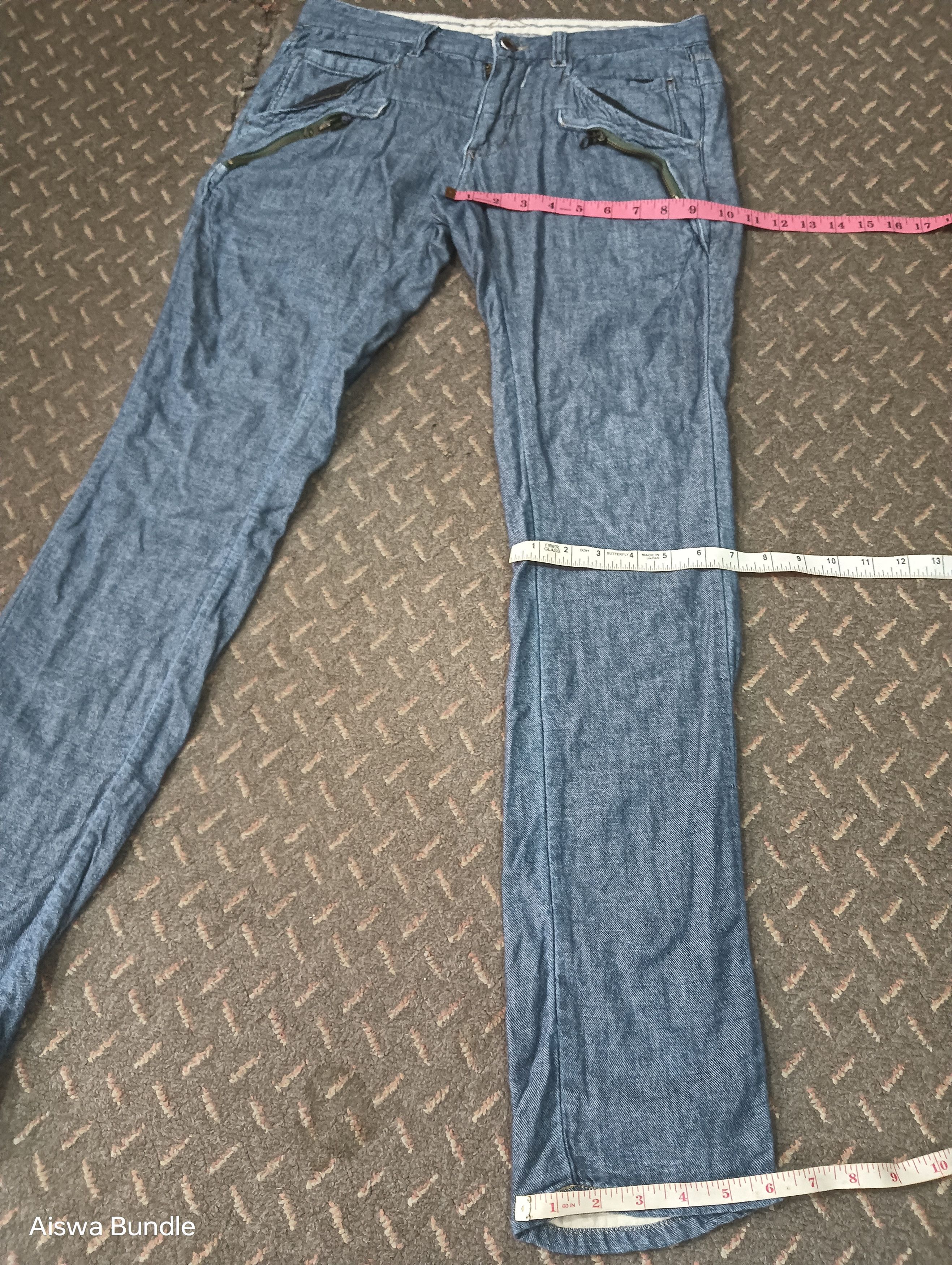 Japanese Brand PPFM JEANS PUNK STYLE Size US 34 / EU 50 - 16 Thumbnail