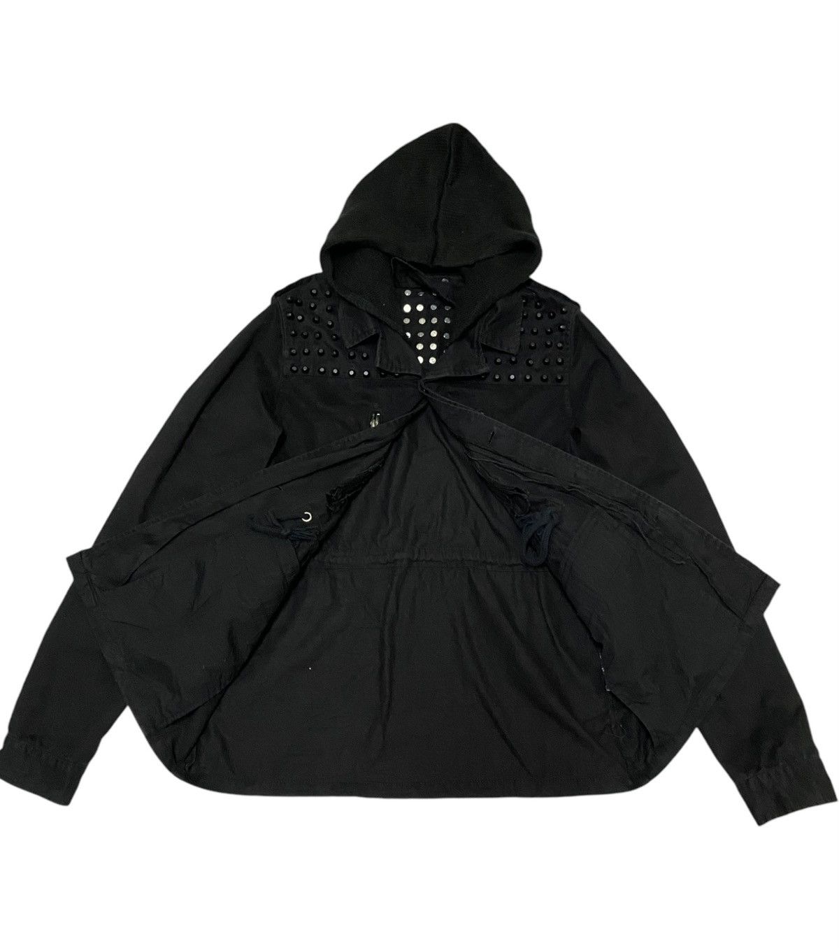 Japanese Brand × Seditionaries Glad News Punk Style Studded Spikes Parka Jacket (C4) Size US M / EU 48-50 / 2 - 6 Thumbnail