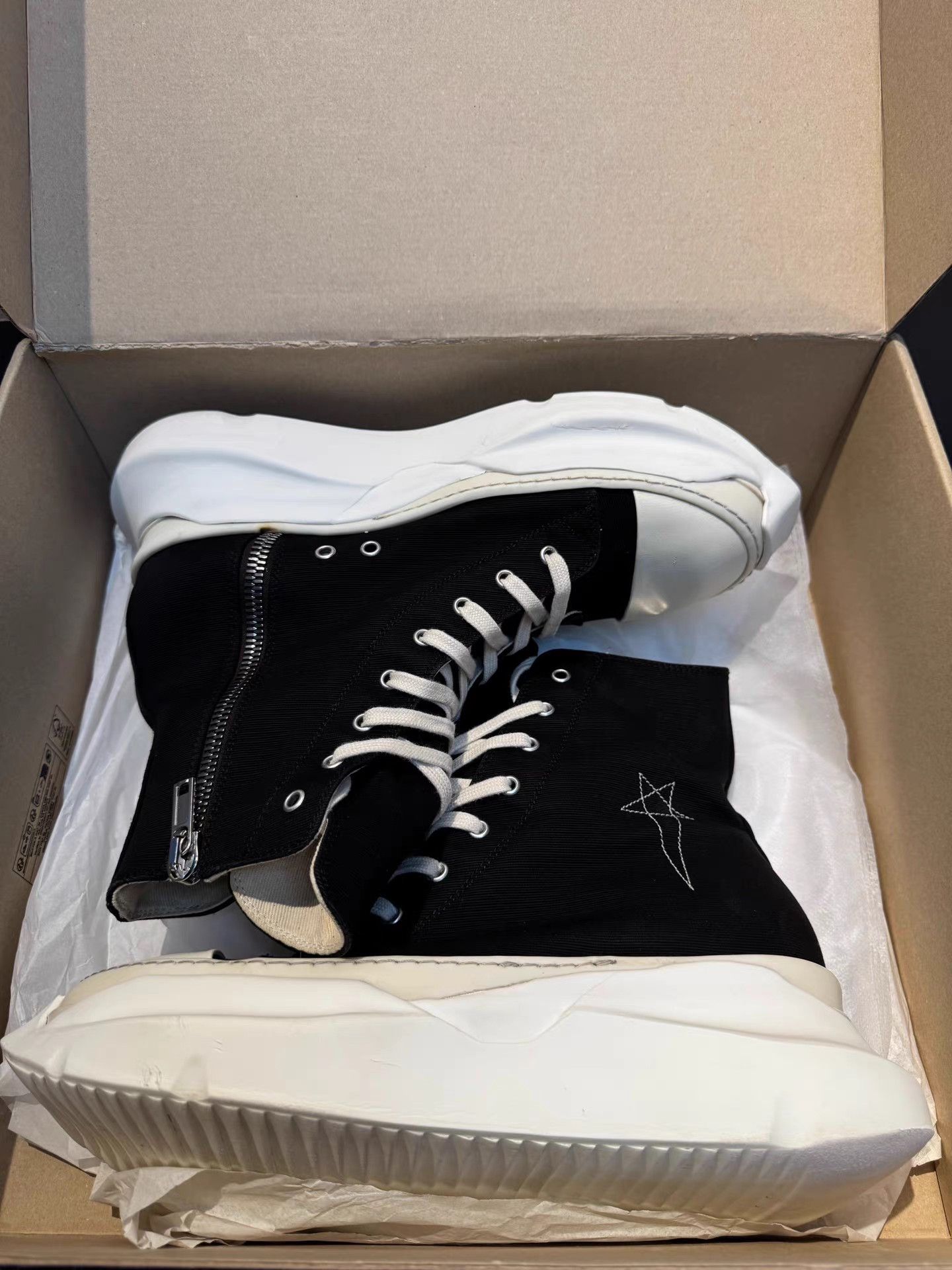 Rick Owens Rick Owens Pentagram Tank Sole Big Converse Size US 11 / EU 44 - 8 Thumbnail
