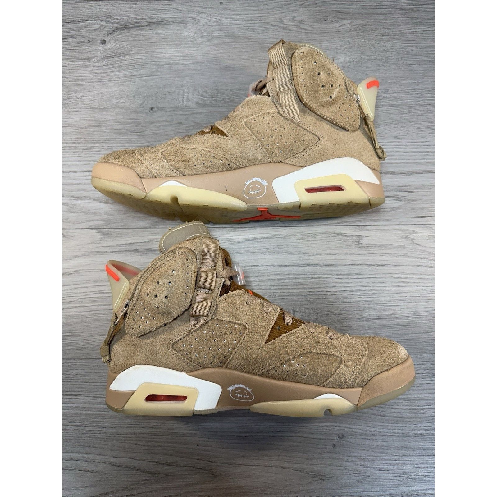 Jordan Brand × Travis Scott Jordan 6 Retro x Travis Scott British Khaki - Size 10 Size US 10 / EU 43 - 3 Thumbnail