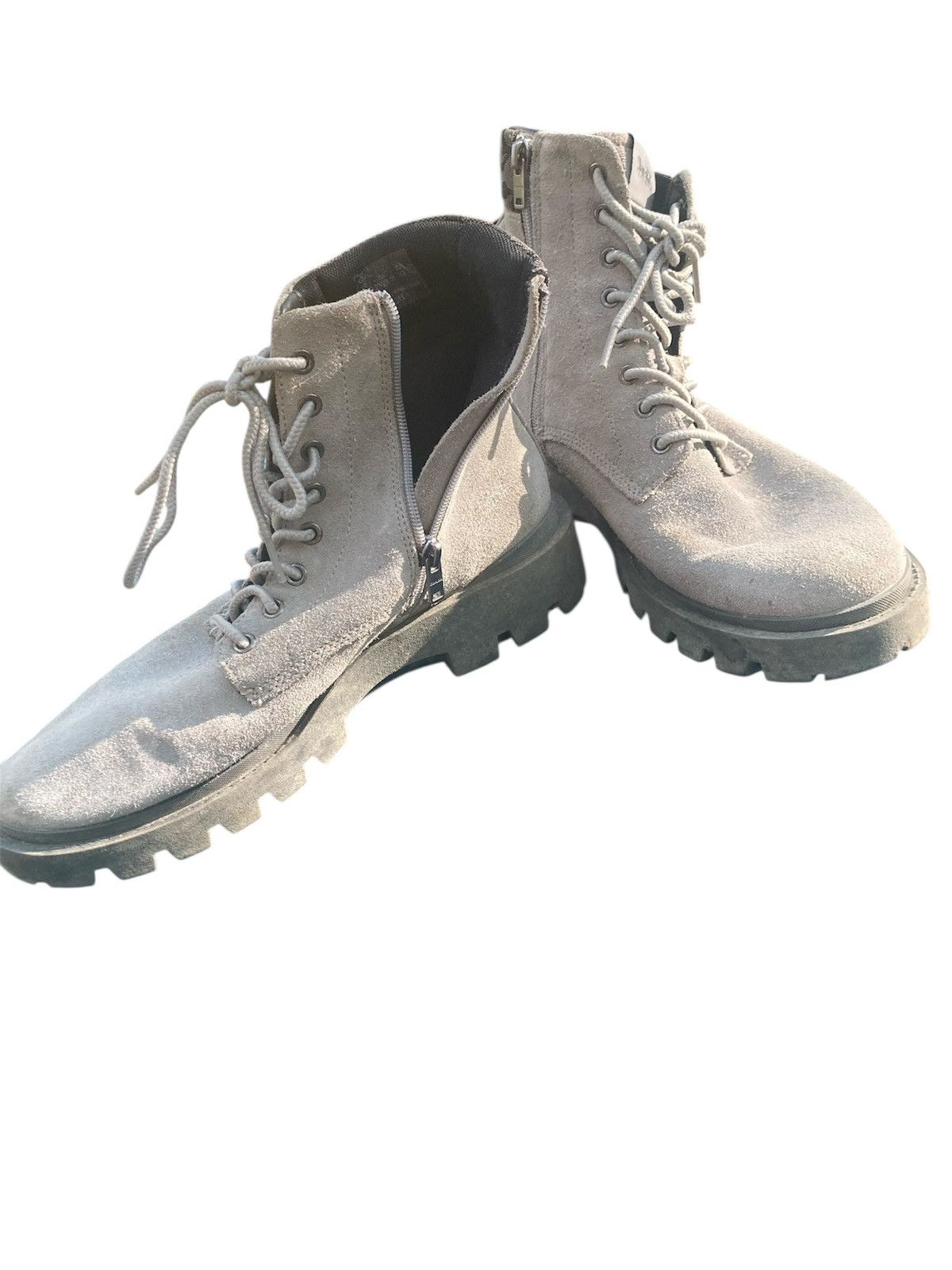 Coach Coach Citysole Boots Gray Suede Size US 10 / EU 43 - 4 Thumbnail