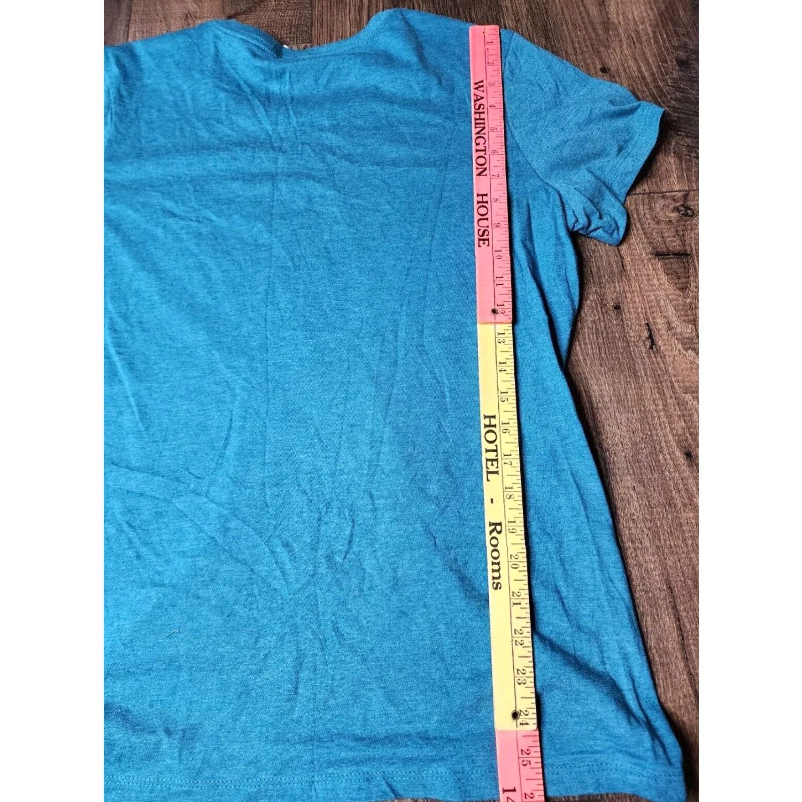 Vintage VINTAGE District Wheels Through Time T-Shirt XL Blue Motorcycle Womens Size XL / US 12-14 / IT 48-50 - 2 Thumbnail
