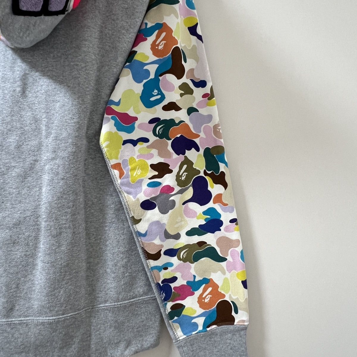 Bape Bape Multi camo Shark Zip Up Hoodie Size US M / EU 48-50 / 2 - 5 Thumbnail