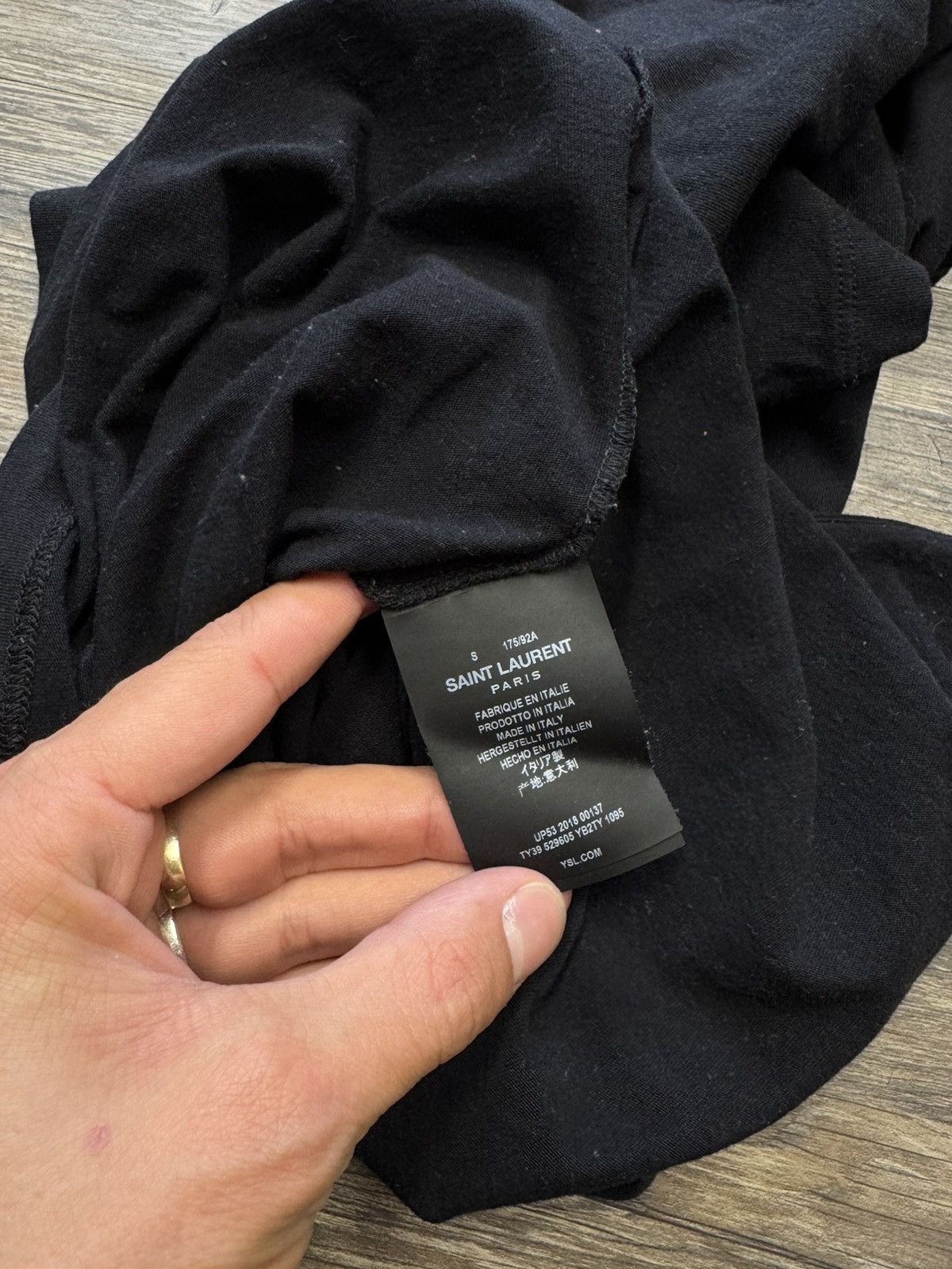 Saint Laurent Paris SAINT LAURENT SMOKING GUN TEE Size US S / EU 44-46 / 1 - 5 Thumbnail