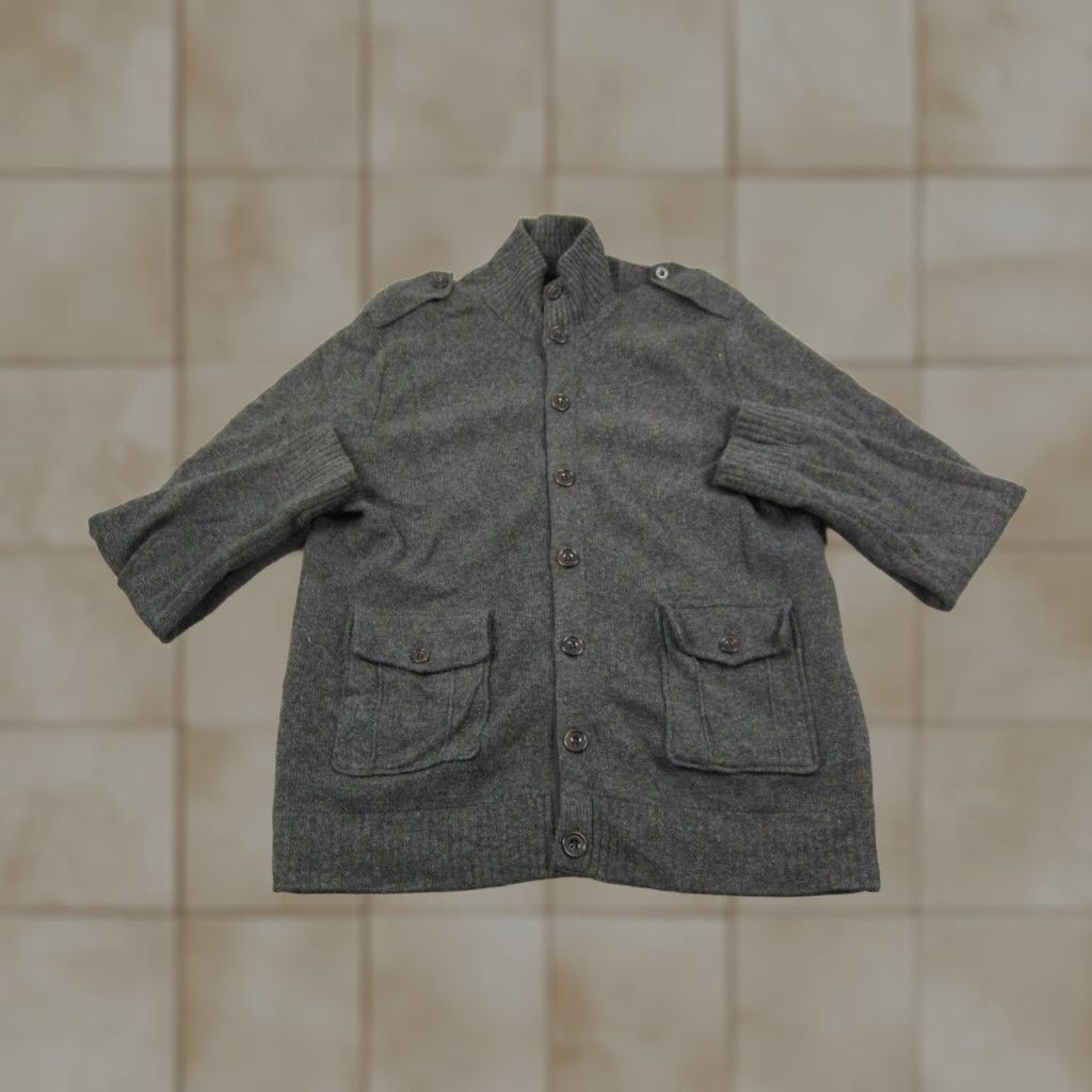 Gap GAP Cardigan Mens XL Gray 100% Lambs Wool Button Up Sweater Casual Size US XL / EU 56 / 4 - 1 Thumbnail