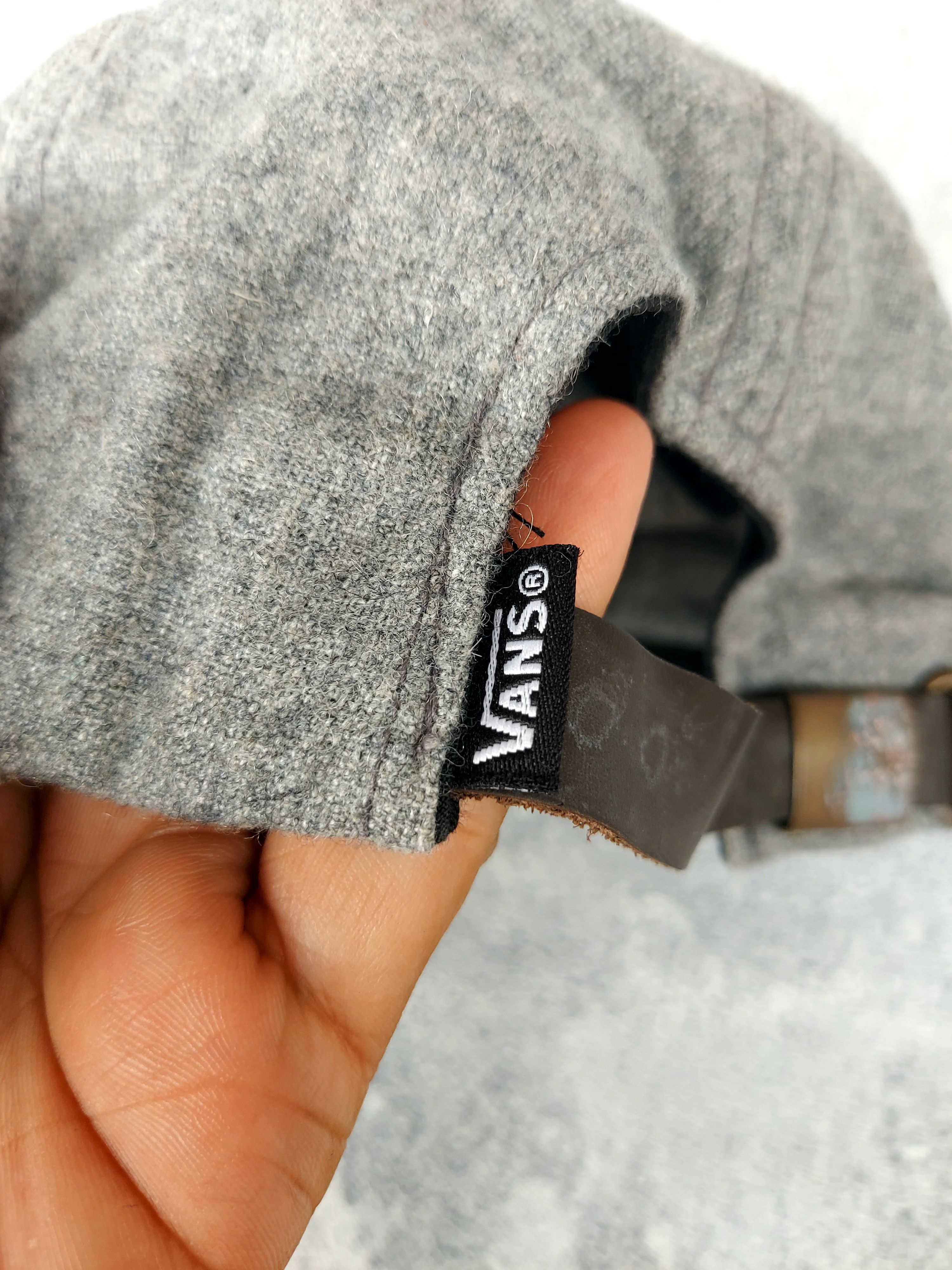 Vans × Vintage 💥Vintage Vans V Logo Wool 6 Panel Cap Size ONE SIZE - 3 Thumbnail