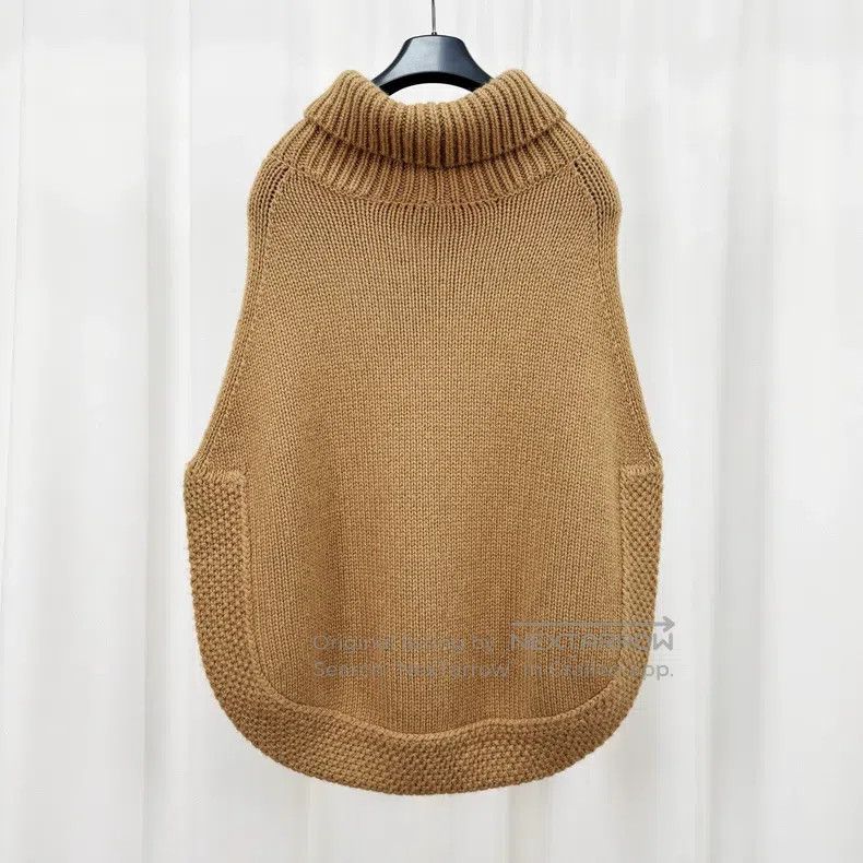 Gucci Gucci Double G high-necked woollen knitted cloak Size M / US 6-8 / IT 42-44 - 2 Thumbnail