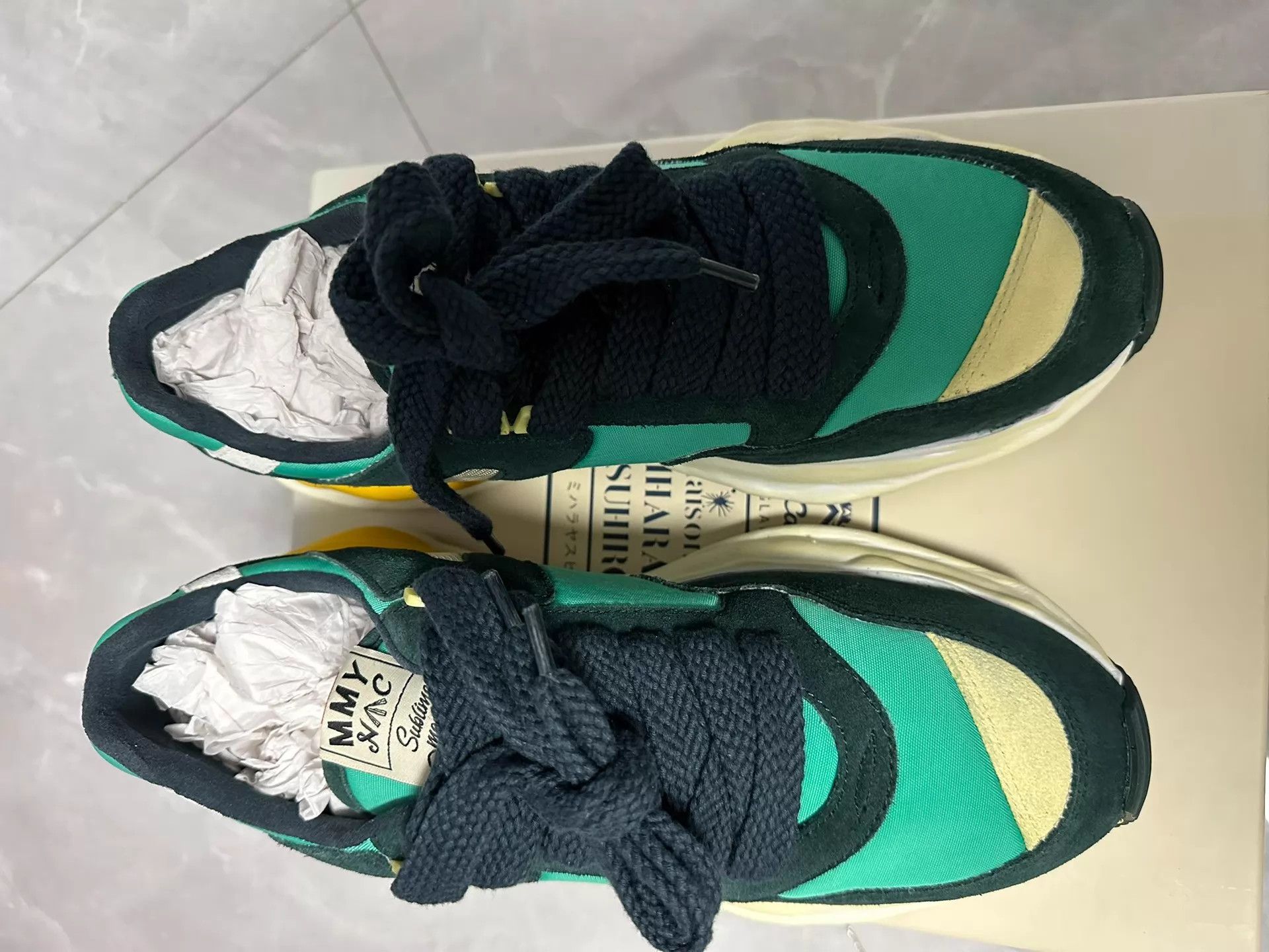 Nigel Cabourn Nigel Cabourn x Mihara Yasuhiro Melting Sneaker Green 43 Size US 10 / EU 43 - 2 Thumbnail