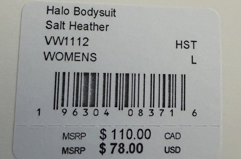 Vuori VUORI HALO BODYSUIT SALT HEATHER COLOR SIZE LARGE PTP 14.5” Size L / US 10 / IT 46 - 5 Thumbnail