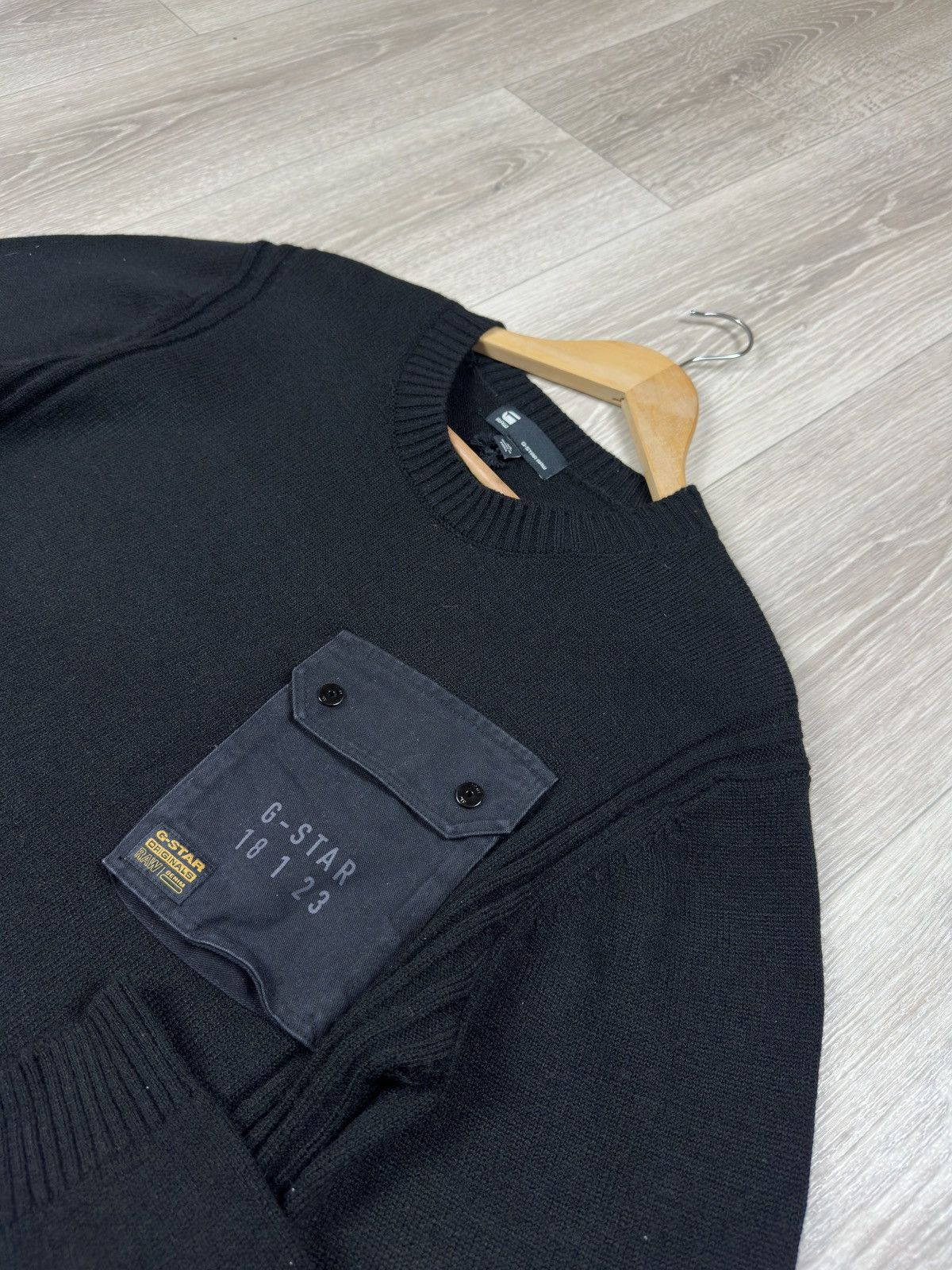 G-Star Raw G Star Wool Sweater Logo Pocket Y2K Style Size XL Size US XL / EU 56 / 4 - 5 Thumbnail