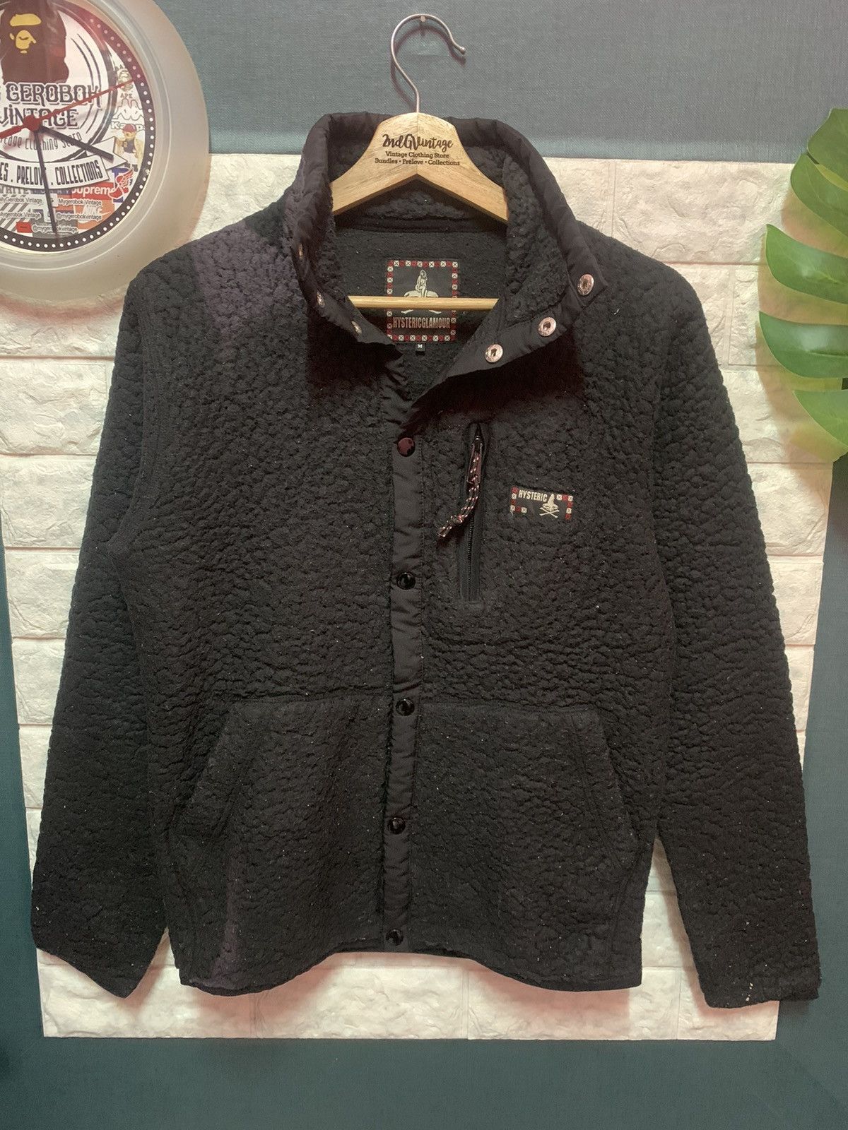 Hysteric Glamour × Vintage VINTAGE!! Sweater Fleece HYSTERIC GLAMOUR Size S / US 4 / IT 40 - 1 Thumbnail