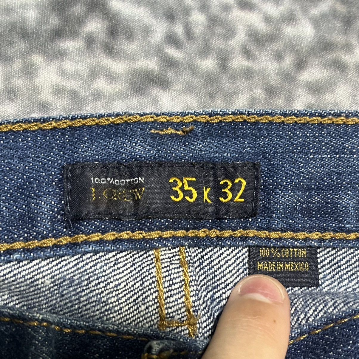 J.Crew VINTAGE J. CREW BLUE BOOTCUT FLARE WESTERN JEANS 35x32 Size US 35 - 6 Thumbnail