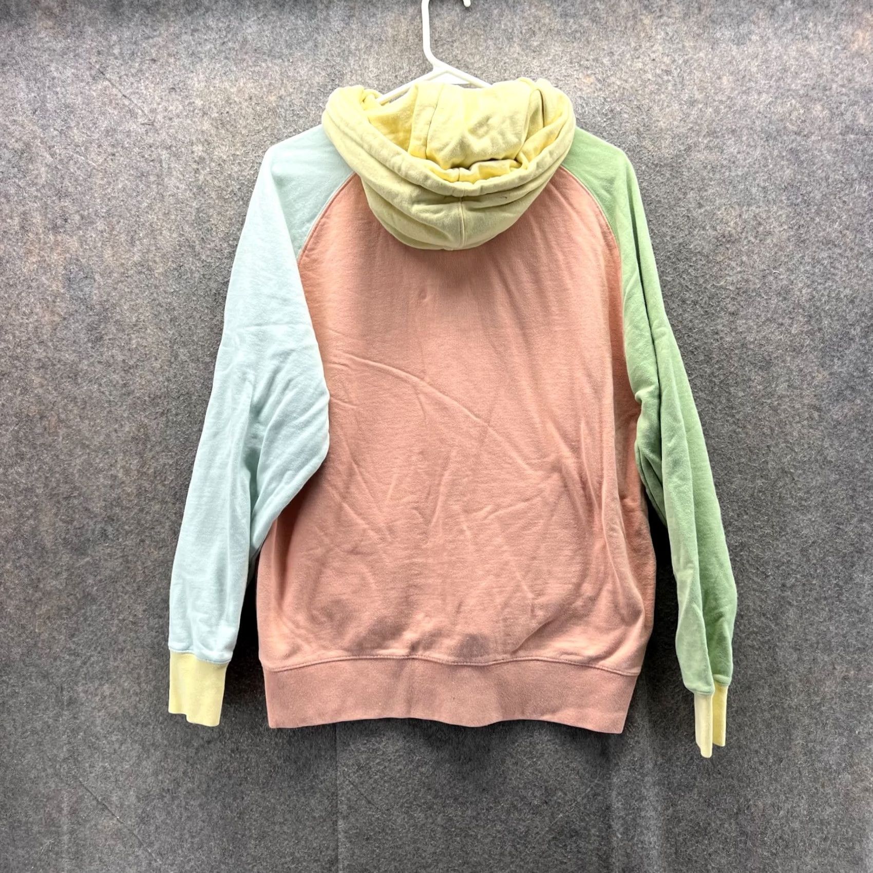 Teddy Fresh Teddy Fresh Hoodie Men M Beige Color Block Pullover Sweatshirt Hooded Crew Neck Patch Size US M / EU 48-50 / 2 - 2 Thumbnail