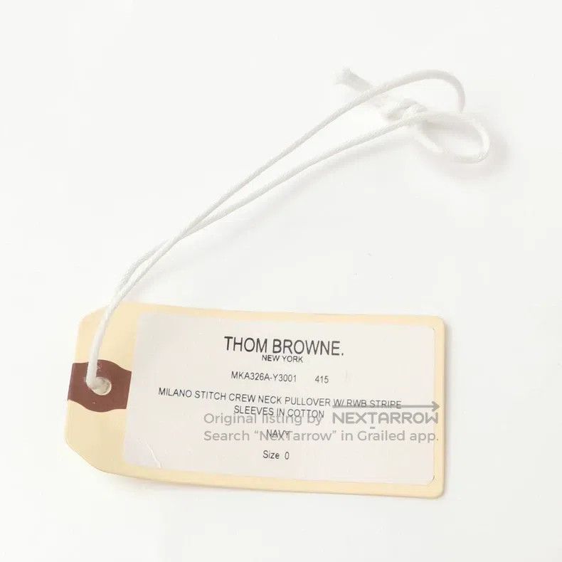 Thom Browne Thom Browne Round neck knit sweater Size US XS / EU 42 / 0 - 5 Thumbnail