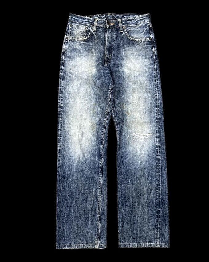 Edwin VINTAGE EDWIN SELVEDGE DISTRESSED DENIM Size US 30 / EU 46 - 1 Thumbnail