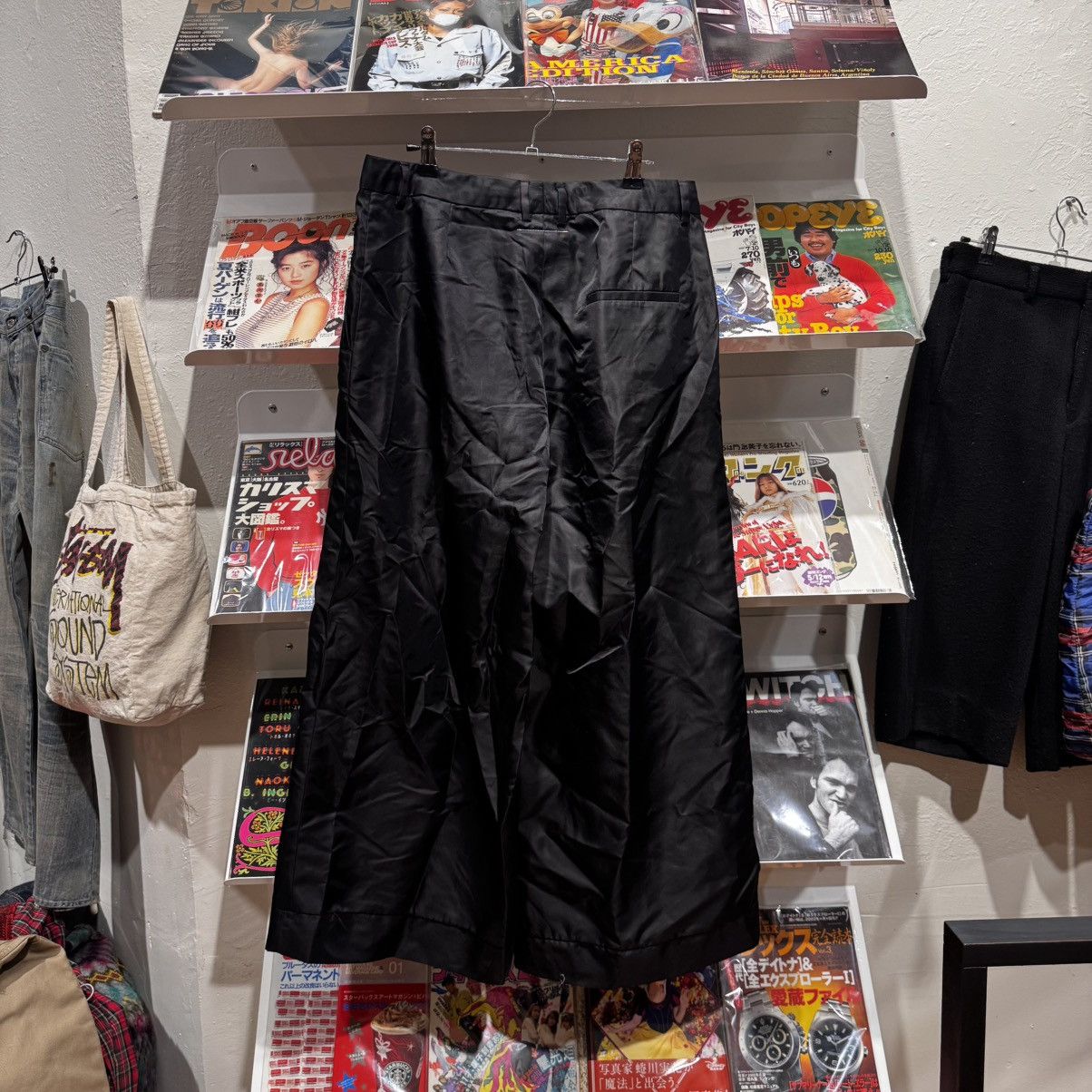 MM6 MM6 Maison Margiela Women's Black Trousers Size US 42 / EU 58 - 2 Thumbnail