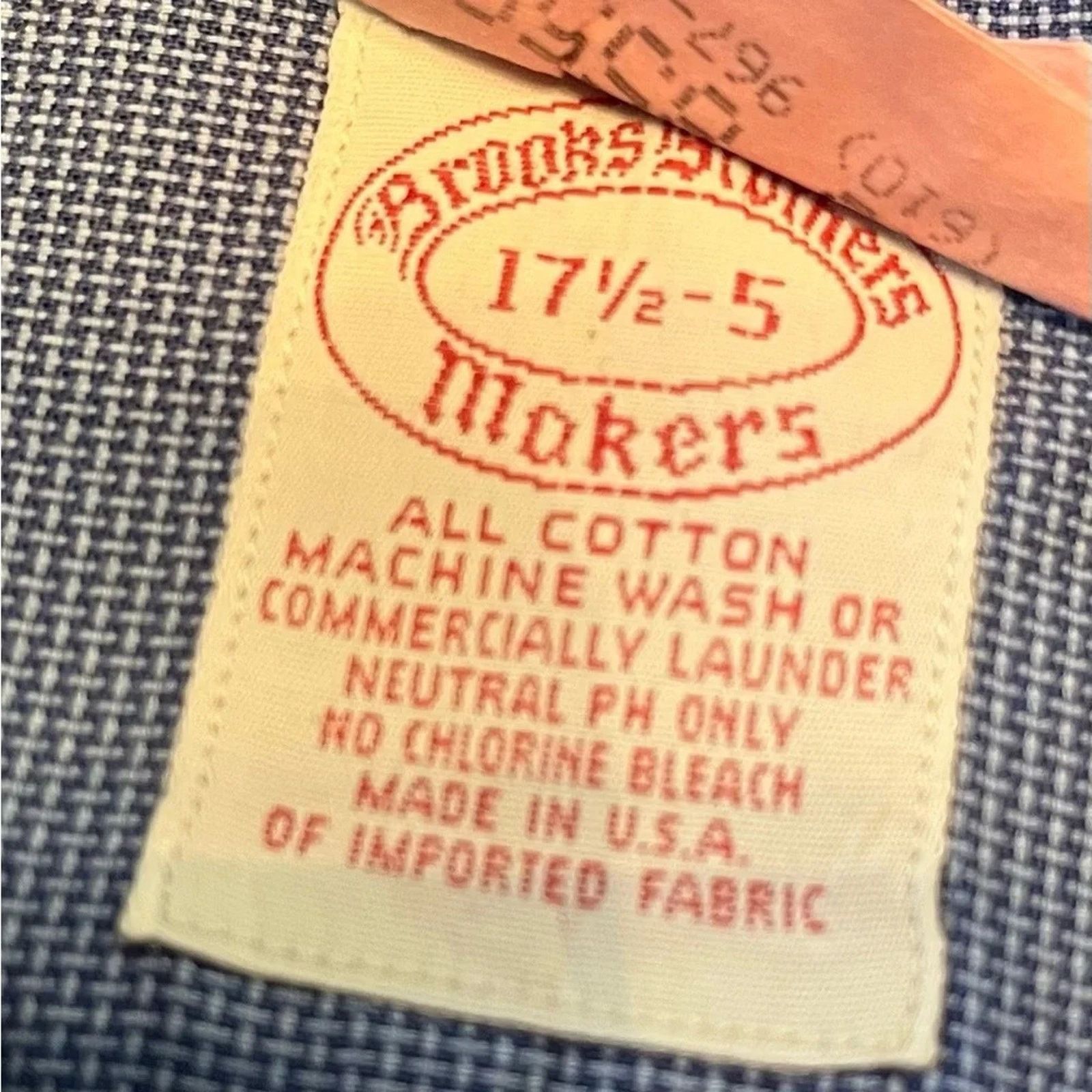 Brooks Brothers Brooks Brothers blue dress shirt, 17 1/2 - 5 Size US L / EU 52-54 / 3 - 3 Thumbnail