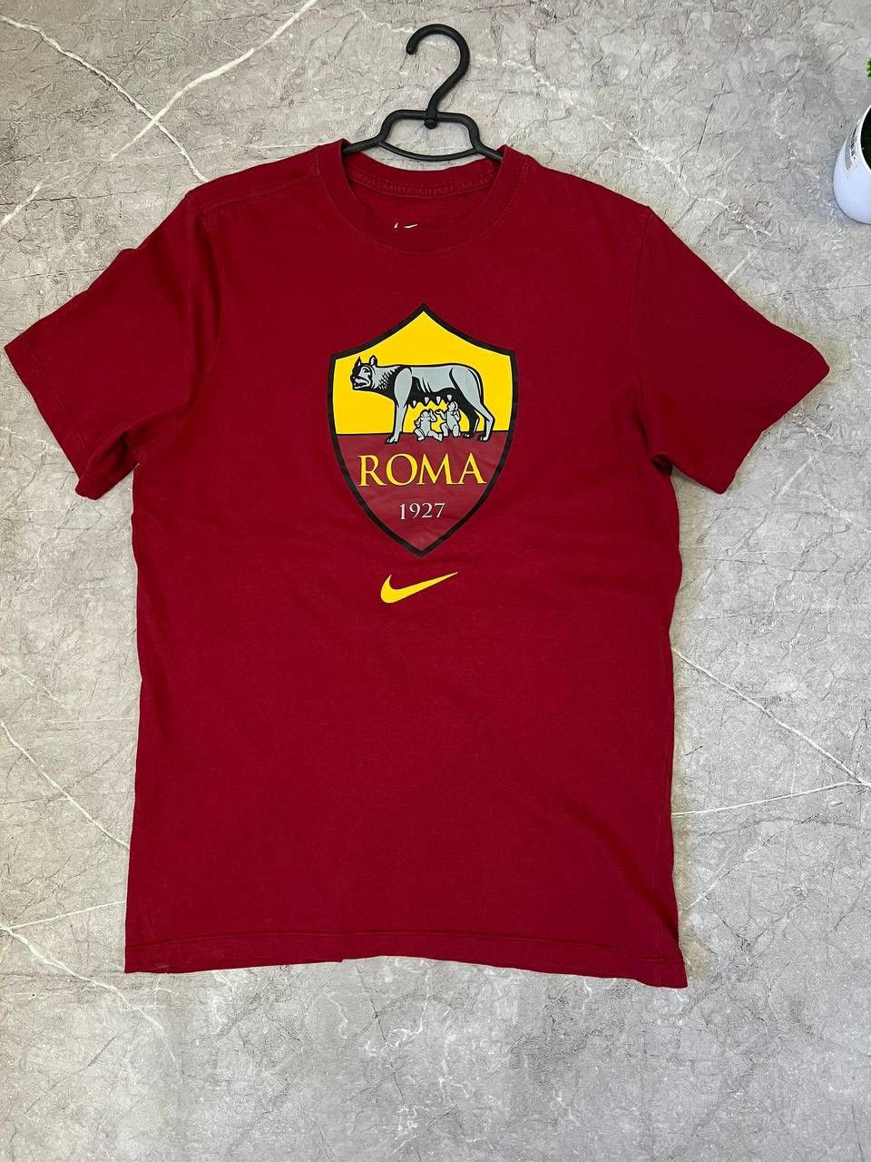 Nike AS Roma 2020/2021 Cotton Nike Maglia T shirt Football Red M Size US M / EU 48-50 / 2 - 2 Thumbnail